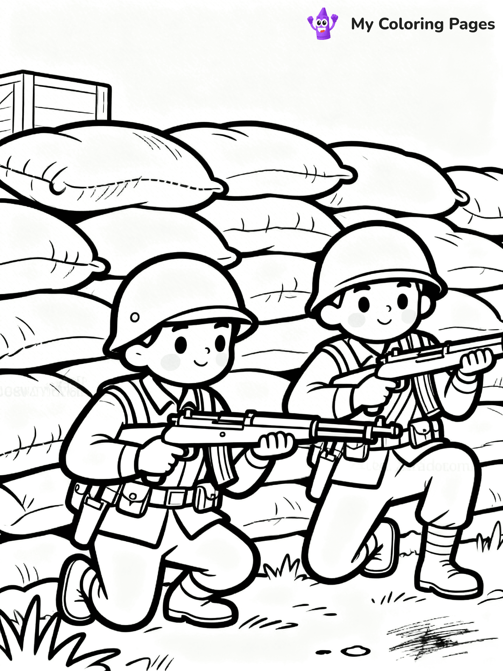 WW2 Coloring Pages - 22
