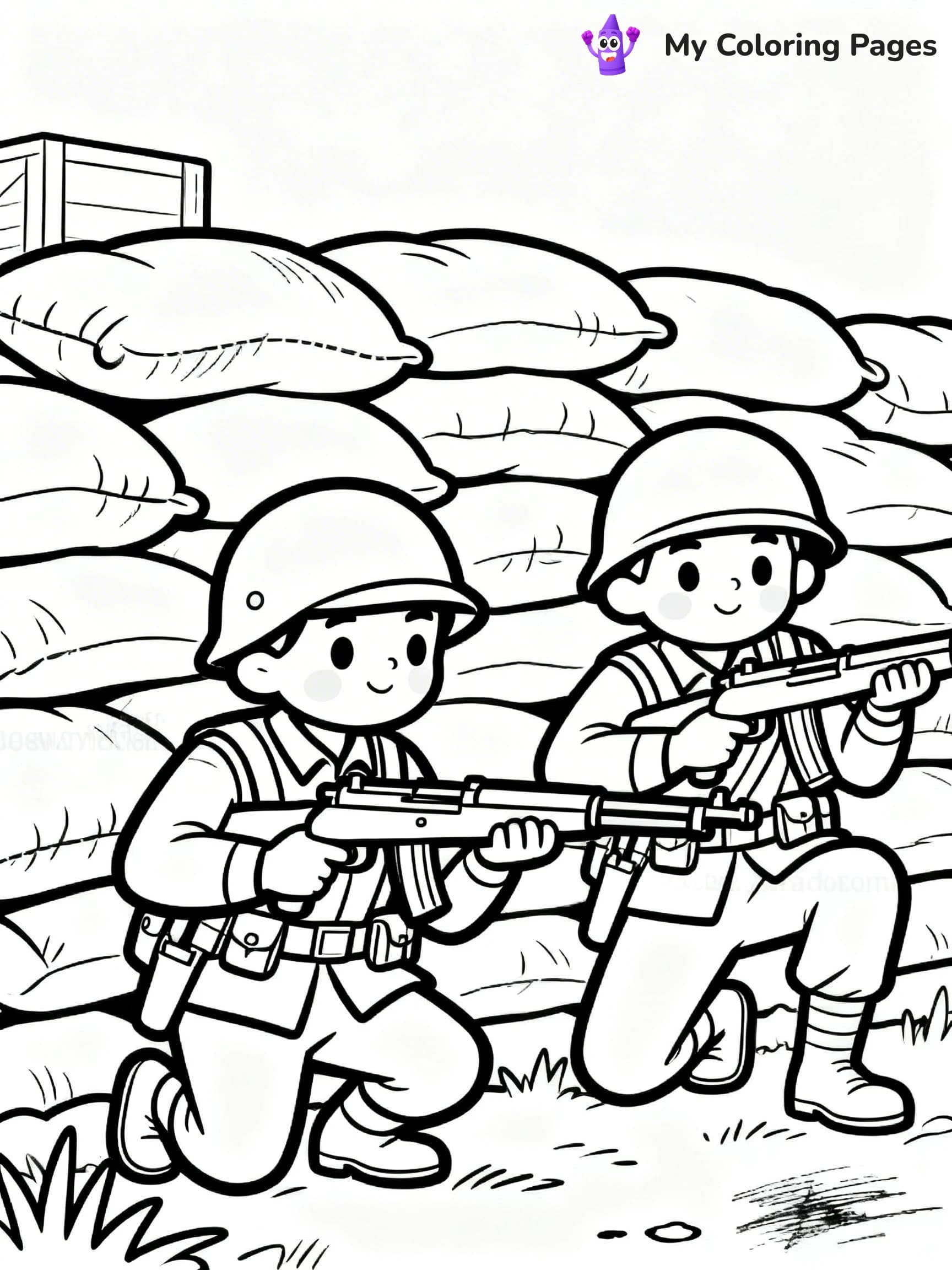 WW2 Coloring Pages - 22