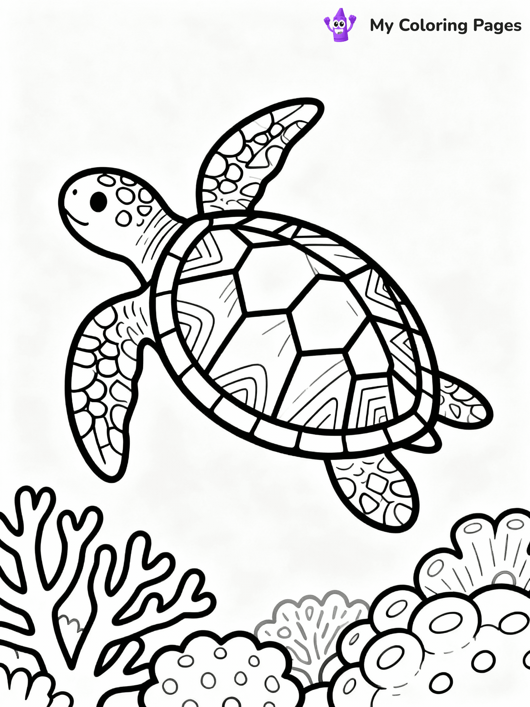 ⚠️ CRITICAL REQUIREMENT - ABSOLUTE BLACK AND WHITE ONLY ⚠️
This MUST be a BLACK AND WHITE line drawing ONLY. NO COLORS whatsoever.
- ONLY pure black lines (#000000) on pure white background (#FFFFFF)
- ABSOLUTELY NO colors, NO shading, NO gradients, NO grayscale
- If there are ANY colors in the output, the image is REJECTED
- This is a COLORING PAGE - meant to be COLORED IN by children
- The output must be UNCOLORED line art ready for coloring
⚠️ SUBJECT TO DRAW: Sea turtle swimming gracefully, detailed shell patterns, coral reef background, in realistic style
(REMEMBER: Output must be BLACK AND WHITE line art only, NOT colored!)
# COLORING PAGE: BLACK OUTLINES ONLY - WHITE BACKGROUND MANDATORY
Create a **coloring book page** using EXACTLY two values: black lines, white space.
## NON-NEGOTIABLE BINARY RULES
- **ONLY #000000 (black) and #FFFFFF (white)** - NO other values exist
- **EVERY PIXEL = BLACK OR WHITE** - no gray/shading/antialiasing
- **WHITE BACKGROUND MANDATORY** - entire canvas stays white
- **ALL SHAPES HOLLOW** - everything is empty outlines waiting to be colored
- **FORBIDDEN:** fills, shading, gradients, patterns, textures, colors
- **NO SOLID REGIONS** - if it's not a thin line, it's wrong
## Universal Line Standards
- Black outlines ONLY - thin, uniform weight
- Every shape completely empty inside
- Closed contours suitable for coloring
- Simple flat illustration - zero depth/3D/realism
- **Style:** Whimsical Doodle Art Alley - rounded, friendly outlines (unless specified)
## Everything = Outline Only
- Characters/animals: hollow shapes
- Objects/clothing: empty contours
- Backgrounds/scenery: line work only
- Natural elements: outlined forms
- Dark/night areas: don't exist (use outlined symbols)
- Textures/patterns: convert to simple lines
## The Test
Can a child color EVERY white space with crayons? If any area is pre-filled/shaded/gray or colored in, it FAILS. Every shape must be waiting to receive color.
**FINAL OUTPUT**: Binary coloring page. Black lines define shapes. White spaces ready for coloring. Nothing else exists. No exceptions. Print-ready.
⚠️ FINAL REMINDER: Draw the subject "Sea turtle swimming gracefully, detailed shell patterns, coral reef background, in realistic style" as BLACK AND WHITE line art. Zero colors in output.