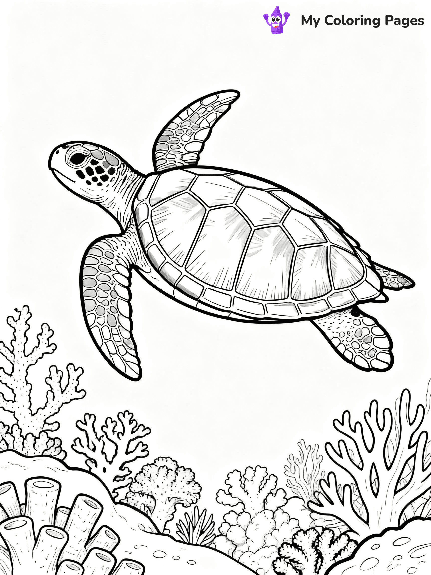 ⚠️ CRITICAL REQUIREMENT - ABSOLUTE BLACK AND WHITE ONLY ⚠️
This MUST be a BLACK AND WHITE line drawing ONLY. NO COLORS whatsoever.
- ONLY pure black lines (#000000) on pure white background (#FFFFFF)
- ABSOLUTELY NO colors, NO shading, NO gradients, NO grayscale
- If there are ANY colors in the output, the image is REJECTED
- This is a COLORING PAGE - meant to be COLORED IN by children
- The output must be UNCOLORED line art ready for coloring
⚠️ SUBJECT TO DRAW: Sea turtle swimming gracefully, detailed shell patterns, coral reef background, in realistic style
(REMEMBER: Output must be BLACK AND WHITE line art only, NOT colored!)
# COLORING PAGE: BLACK OUTLINES ONLY - WHITE BACKGROUND MANDATORY
Create a **coloring book page** using EXACTLY two values: black lines, white space.
## NON-NEGOTIABLE BINARY RULES
- **ONLY #000000 (black) and #FFFFFF (white)** - NO other values exist
- **EVERY PIXEL = BLACK OR WHITE** - no gray/shading/antialiasing
- **WHITE BACKGROUND MANDATORY** - entire canvas stays white
- **ALL SHAPES HOLLOW** - everything is empty outlines waiting to be colored
- **FORBIDDEN:** fills, shading, gradients, patterns, textures, colors
- **NO SOLID REGIONS** - if it's not a thin line, it's wrong
## Universal Line Standards
- Black outlines ONLY - thin, uniform weight
- Every shape completely empty inside
- Closed contours suitable for coloring
- Simple flat illustration - zero depth/3D/realism
- **Style:** Whimsical Doodle Art Alley - rounded, friendly outlines (unless specified)
## Everything = Outline Only
- Characters/animals: hollow shapes
- Objects/clothing: empty contours
- Backgrounds/scenery: line work only
- Natural elements: outlined forms
- Dark/night areas: don't exist (use outlined symbols)
- Textures/patterns: convert to simple lines
## The Test
Can a child color EVERY white space with crayons? If any area is pre-filled/shaded/gray or colored in, it FAILS. Every shape must be waiting to receive color.
**FINAL OUTPUT**: Binary coloring page. Black lines define shapes. White spaces ready for coloring. Nothing else exists. No exceptions. Print-ready.
⚠️ FINAL REMINDER: Draw the subject "Sea turtle swimming gracefully, detailed shell patterns, coral reef background, in realistic style" as BLACK AND WHITE line art. Zero colors in output.