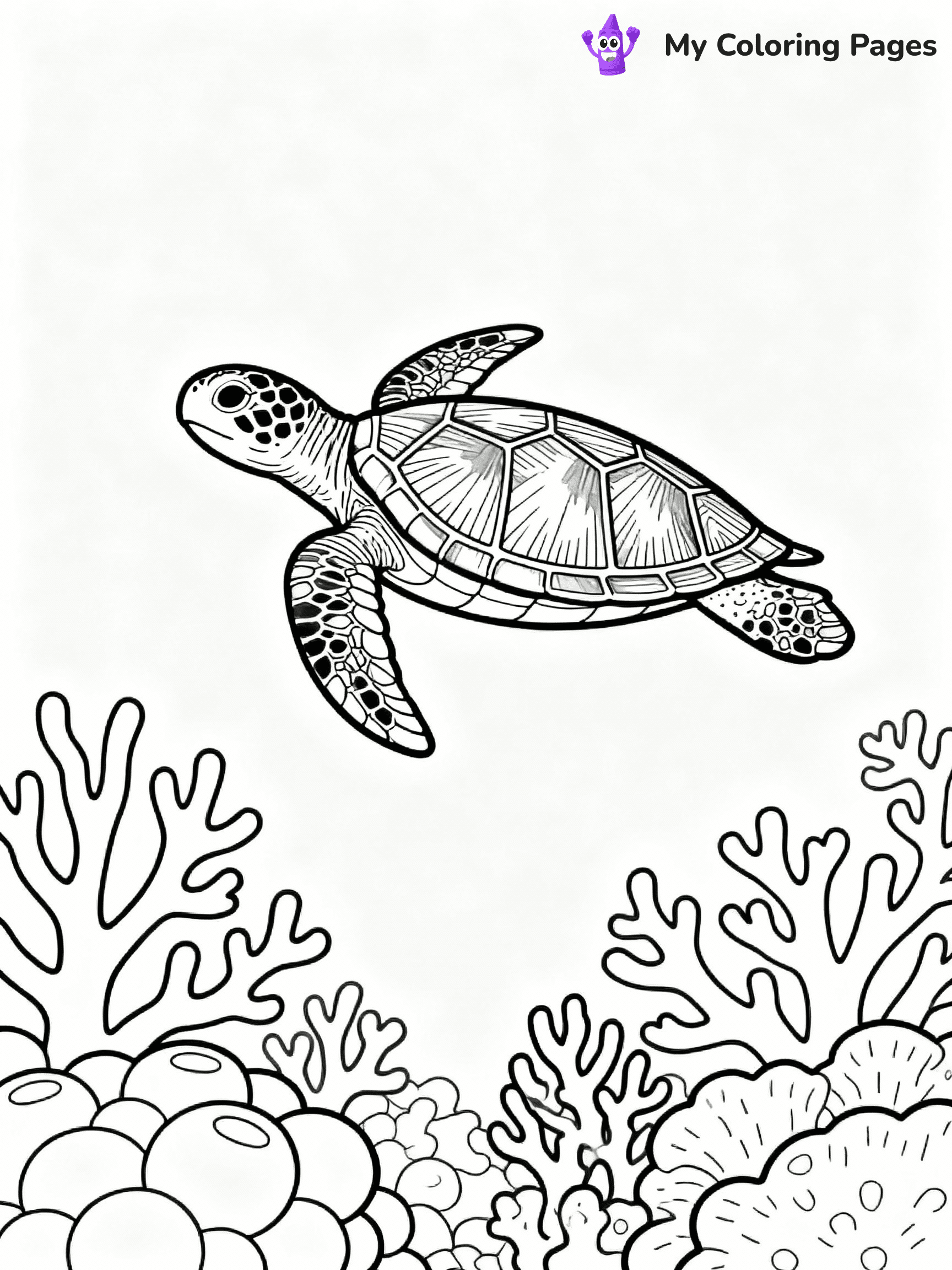 ⚠️ CRITICAL REQUIREMENT - ABSOLUTE BLACK AND WHITE ONLY ⚠️
This MUST be a BLACK AND WHITE line drawing ONLY. NO COLORS whatsoever.
- ONLY pure black lines (#000000) on pure white background (#FFFFFF)
- ABSOLUTELY NO colors, NO shading, NO gradients, NO grayscale
- If there are ANY colors in the output, the image is REJECTED
- This is a COLORING PAGE - meant to be COLORED IN by children
- The output must be UNCOLORED line art ready for coloring
⚠️ SUBJECT TO DRAW: Sea turtle swimming gracefully, detailed shell patterns, coral reef background, in realistic style
(REMEMBER: Output must be BLACK AND WHITE line art only, NOT colored!)
# COLORING PAGE: BLACK OUTLINES ONLY - WHITE BACKGROUND MANDATORY
Create a **coloring book page** using EXACTLY two values: black lines, white space.
## NON-NEGOTIABLE BINARY RULES
- **ONLY #000000 (black) and #FFFFFF (white)** - NO other values exist
- **EVERY PIXEL = BLACK OR WHITE** - no gray/shading/antialiasing
- **WHITE BACKGROUND MANDATORY** - entire canvas stays white
- **ALL SHAPES HOLLOW** - everything is empty outlines waiting to be colored
- **FORBIDDEN:** fills, shading, gradients, patterns, textures, colors
- **NO SOLID REGIONS** - if it's not a thin line, it's wrong
## Universal Line Standards
- Black outlines ONLY - thin, uniform weight
- Every shape completely empty inside
- Closed contours suitable for coloring
- Simple flat illustration - zero depth/3D/realism
- **Style:** Whimsical Doodle Art Alley - rounded, friendly outlines (unless specified)
## Everything = Outline Only
- Characters/animals: hollow shapes
- Objects/clothing: empty contours
- Backgrounds/scenery: line work only
- Natural elements: outlined forms
- Dark/night areas: don't exist (use outlined symbols)
- Textures/patterns: convert to simple lines
## The Test
Can a child color EVERY white space with crayons? If any area is pre-filled/shaded/gray or colored in, it FAILS. Every shape must be waiting to receive color.
**FINAL OUTPUT**: Binary coloring page. Black lines define shapes. White spaces ready for coloring. Nothing else exists. No exceptions. Print-ready.
⚠️ FINAL REMINDER: Draw the subject "Sea turtle swimming gracefully, detailed shell patterns, coral reef background, in realistic style" as BLACK AND WHITE line art. Zero colors in output.