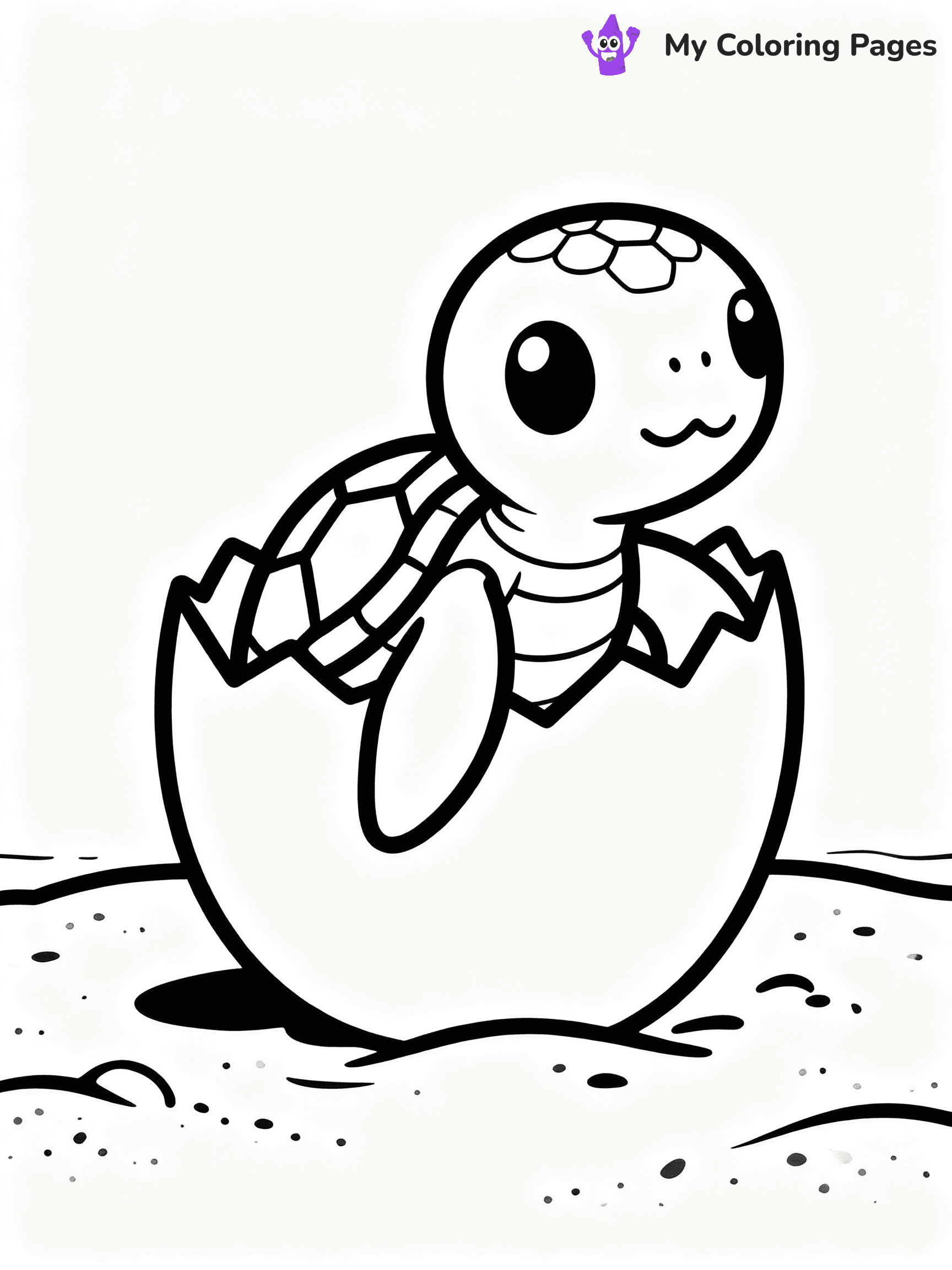 ⚠️ CRITICAL REQUIREMENT - ABSOLUTE BLACK AND WHITE ONLY ⚠️
This MUST be a BLACK AND WHITE line drawing ONLY. NO COLORS whatsoever.
- ONLY pure black lines (#000000) on pure white background (#FFFFFF)
- ABSOLUTELY NO colors, NO shading, NO gradients, NO grayscale
- If there are ANY colors in the output, the image is REJECTED
- This is a COLORING PAGE - meant to be COLORED IN by children
- The output must be UNCOLORED line art ready for coloring
⚠️ SUBJECT TO DRAW: Baby turtle hatching from an egg, sandy beach environment, tiny flippers visible, in cartoon style
(REMEMBER: Output must be BLACK AND WHITE line art only, NOT colored!)
# COLORING PAGE: BLACK OUTLINES ONLY - WHITE BACKGROUND MANDATORY
Create a **coloring book page** using EXACTLY two values: black lines, white space.
## NON-NEGOTIABLE BINARY RULES
- **ONLY #000000 (black) and #FFFFFF (white)** - NO other values exist
- **EVERY PIXEL = BLACK OR WHITE** - no gray/shading/antialiasing
- **WHITE BACKGROUND MANDATORY** - entire canvas stays white
- **ALL SHAPES HOLLOW** - everything is empty outlines waiting to be colored
- **FORBIDDEN:** fills, shading, gradients, patterns, textures, colors
- **NO SOLID REGIONS** - if it's not a thin line, it's wrong
## Universal Line Standards
- Black outlines ONLY - thin, uniform weight
- Every shape completely empty inside
- Closed contours suitable for coloring
- Simple flat illustration - zero depth/3D/realism
- **Style:** Whimsical Doodle Art Alley - rounded, friendly outlines (unless specified)
## Everything = Outline Only
- Characters/animals: hollow shapes
- Objects/clothing: empty contours
- Backgrounds/scenery: line work only
- Natural elements: outlined forms
- Dark/night areas: don't exist (use outlined symbols)
- Textures/patterns: convert to simple lines
## The Test
Can a child color EVERY white space with crayons? If any area is pre-filled/shaded/gray or colored in, it FAILS. Every shape must be waiting to receive color.
**FINAL OUTPUT**: Binary coloring page. Black lines define shapes. White spaces ready for coloring. Nothing else exists. No exceptions. Print-ready.
⚠️ FINAL REMINDER: Draw the subject "Baby turtle hatching from an egg, sandy beach environment, tiny flippers visible, in cartoon style" as BLACK AND WHITE line art. Zero colors in output.