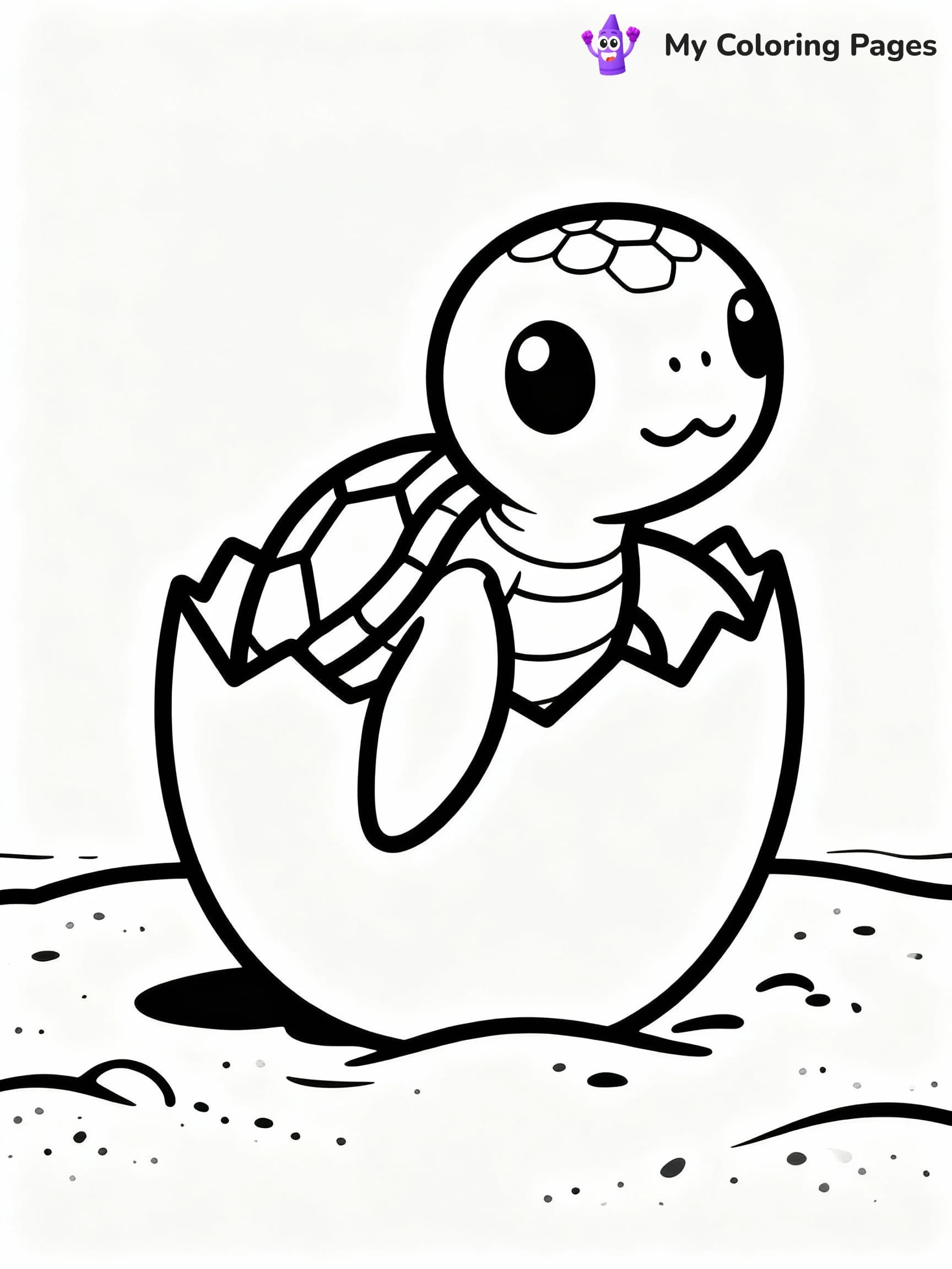 Turtle Coloring Pages - 24