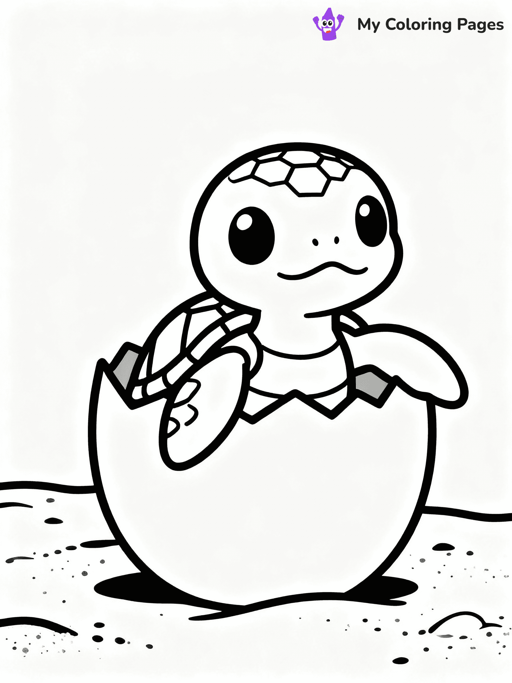 ⚠️ CRITICAL REQUIREMENT - ABSOLUTE BLACK AND WHITE ONLY ⚠️
This MUST be a BLACK AND WHITE line drawing ONLY. NO COLORS whatsoever.
- ONLY pure black lines (#000000) on pure white background (#FFFFFF)
- ABSOLUTELY NO colors, NO shading, NO gradients, NO grayscale
- If there are ANY colors in the output, the image is REJECTED
- This is a COLORING PAGE - meant to be COLORED IN by children
- The output must be UNCOLORED line art ready for coloring
⚠️ SUBJECT TO DRAW: Baby turtle hatching from an egg, sandy beach environment, tiny flippers visible, in cartoon style
(REMEMBER: Output must be BLACK AND WHITE line art only, NOT colored!)
# COLORING PAGE: BLACK OUTLINES ONLY - WHITE BACKGROUND MANDATORY
Create a **coloring book page** using EXACTLY two values: black lines, white space.
## NON-NEGOTIABLE BINARY RULES
- **ONLY #000000 (black) and #FFFFFF (white)** - NO other values exist
- **EVERY PIXEL = BLACK OR WHITE** - no gray/shading/antialiasing
- **WHITE BACKGROUND MANDATORY** - entire canvas stays white
- **ALL SHAPES HOLLOW** - everything is empty outlines waiting to be colored
- **FORBIDDEN:** fills, shading, gradients, patterns, textures, colors
- **NO SOLID REGIONS** - if it's not a thin line, it's wrong
## Universal Line Standards
- Black outlines ONLY - thin, uniform weight
- Every shape completely empty inside
- Closed contours suitable for coloring
- Simple flat illustration - zero depth/3D/realism
- **Style:** Whimsical Doodle Art Alley - rounded, friendly outlines (unless specified)
## Everything = Outline Only
- Characters/animals: hollow shapes
- Objects/clothing: empty contours
- Backgrounds/scenery: line work only
- Natural elements: outlined forms
- Dark/night areas: don't exist (use outlined symbols)
- Textures/patterns: convert to simple lines
## The Test
Can a child color EVERY white space with crayons? If any area is pre-filled/shaded/gray or colored in, it FAILS. Every shape must be waiting to receive color.
**FINAL OUTPUT**: Binary coloring page. Black lines define shapes. White spaces ready for coloring. Nothing else exists. No exceptions. Print-ready.
⚠️ FINAL REMINDER: Draw the subject "Baby turtle hatching from an egg, sandy beach environment, tiny flippers visible, in cartoon style" as BLACK AND WHITE line art. Zero colors in output.