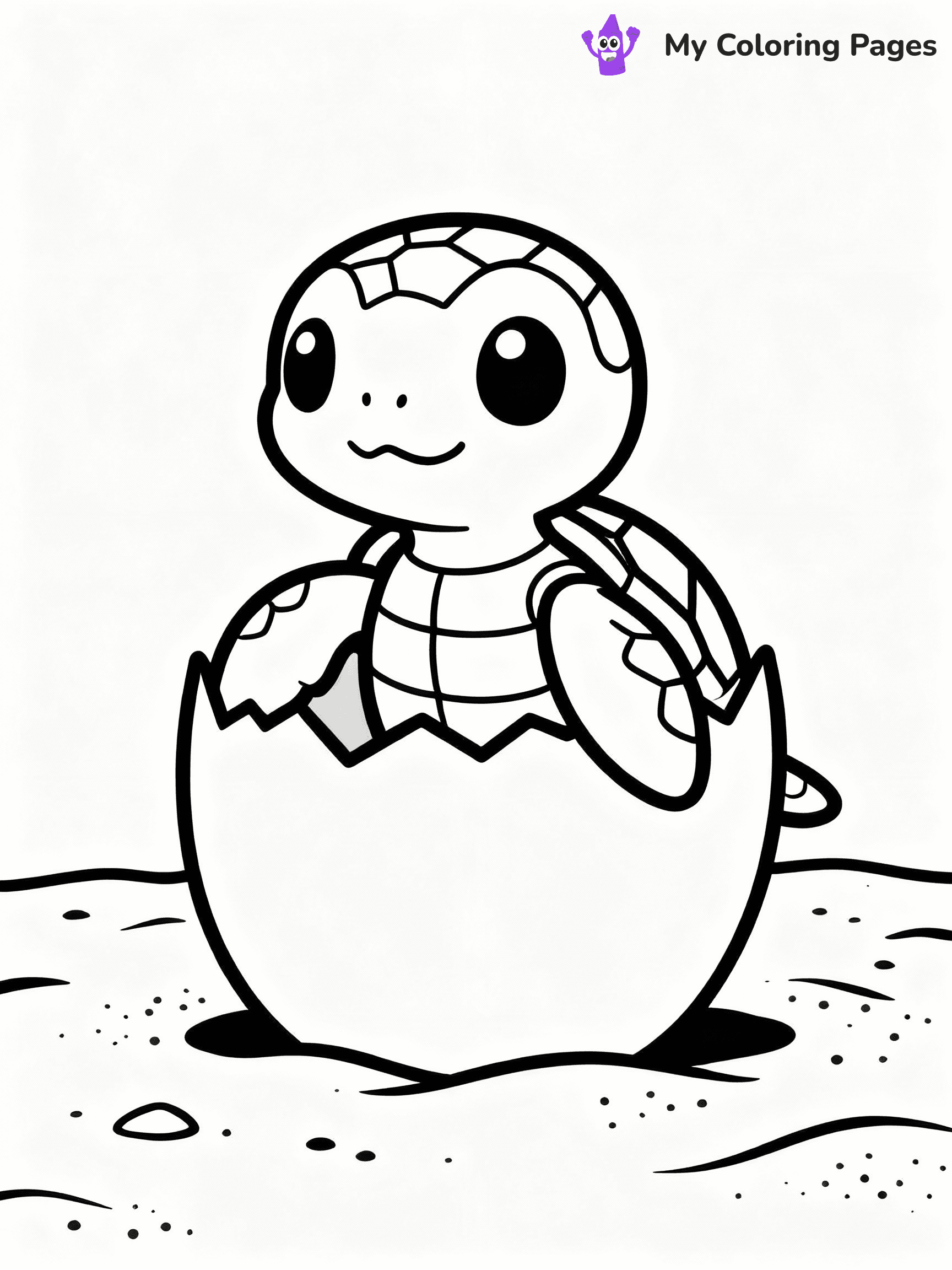 ⚠️ CRITICAL REQUIREMENT - ABSOLUTE BLACK AND WHITE ONLY ⚠️
This MUST be a BLACK AND WHITE line drawing ONLY. NO COLORS whatsoever.
- ONLY pure black lines (#000000) on pure white background (#FFFFFF)
- ABSOLUTELY NO colors, NO shading, NO gradients, NO grayscale
- If there are ANY colors in the output, the image is REJECTED
- This is a COLORING PAGE - meant to be COLORED IN by children
- The output must be UNCOLORED line art ready for coloring
⚠️ SUBJECT TO DRAW: Baby turtle hatching from an egg, sandy beach environment, tiny flippers visible, in cartoon style
(REMEMBER: Output must be BLACK AND WHITE line art only, NOT colored!)
# COLORING PAGE: BLACK OUTLINES ONLY - WHITE BACKGROUND MANDATORY
Create a **coloring book page** using EXACTLY two values: black lines, white space.
## NON-NEGOTIABLE BINARY RULES
- **ONLY #000000 (black) and #FFFFFF (white)** - NO other values exist
- **EVERY PIXEL = BLACK OR WHITE** - no gray/shading/antialiasing
- **WHITE BACKGROUND MANDATORY** - entire canvas stays white
- **ALL SHAPES HOLLOW** - everything is empty outlines waiting to be colored
- **FORBIDDEN:** fills, shading, gradients, patterns, textures, colors
- **NO SOLID REGIONS** - if it's not a thin line, it's wrong
## Universal Line Standards
- Black outlines ONLY - thin, uniform weight
- Every shape completely empty inside
- Closed contours suitable for coloring
- Simple flat illustration - zero depth/3D/realism
- **Style:** Whimsical Doodle Art Alley - rounded, friendly outlines (unless specified)
## Everything = Outline Only
- Characters/animals: hollow shapes
- Objects/clothing: empty contours
- Backgrounds/scenery: line work only
- Natural elements: outlined forms
- Dark/night areas: don't exist (use outlined symbols)
- Textures/patterns: convert to simple lines
## The Test
Can a child color EVERY white space with crayons? If any area is pre-filled/shaded/gray or colored in, it FAILS. Every shape must be waiting to receive color.
**FINAL OUTPUT**: Binary coloring page. Black lines define shapes. White spaces ready for coloring. Nothing else exists. No exceptions. Print-ready.
⚠️ FINAL REMINDER: Draw the subject "Baby turtle hatching from an egg, sandy beach environment, tiny flippers visible, in cartoon style" as BLACK AND WHITE line art. Zero colors in output.