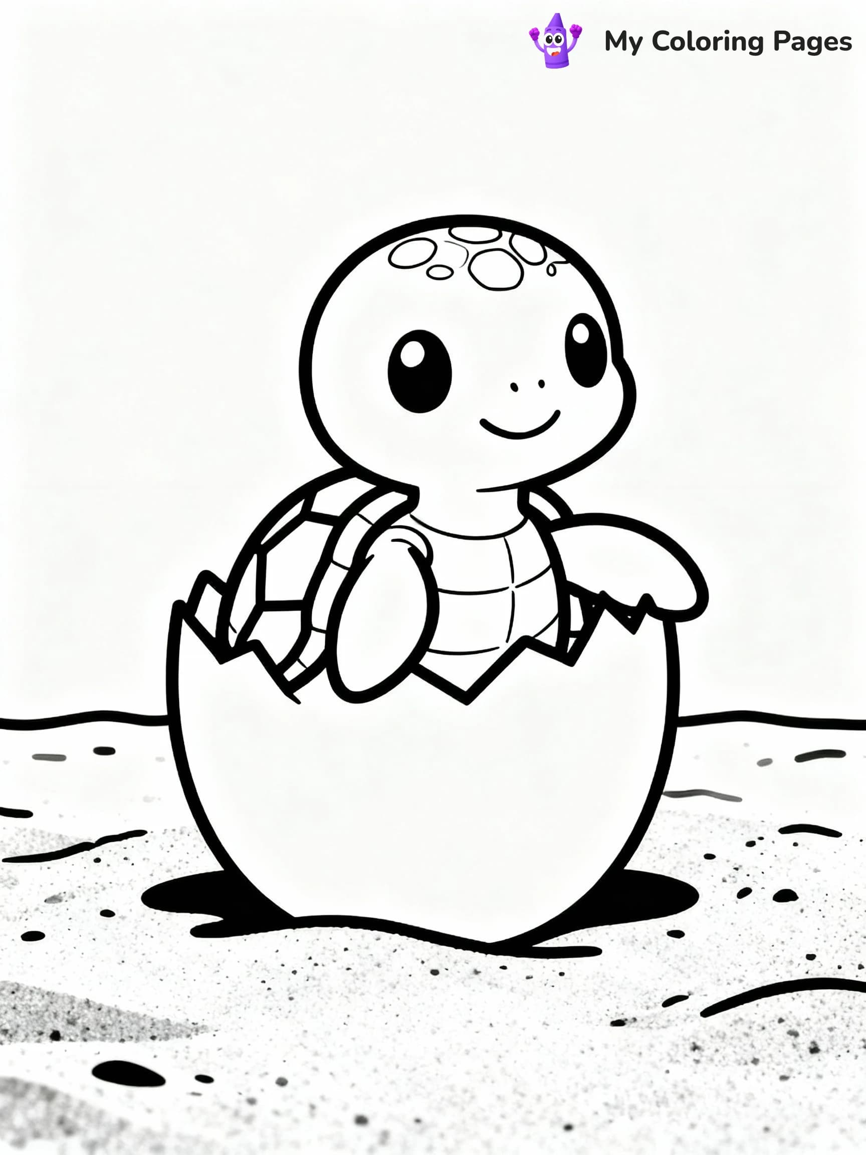 Turtle Coloring Pages - 19