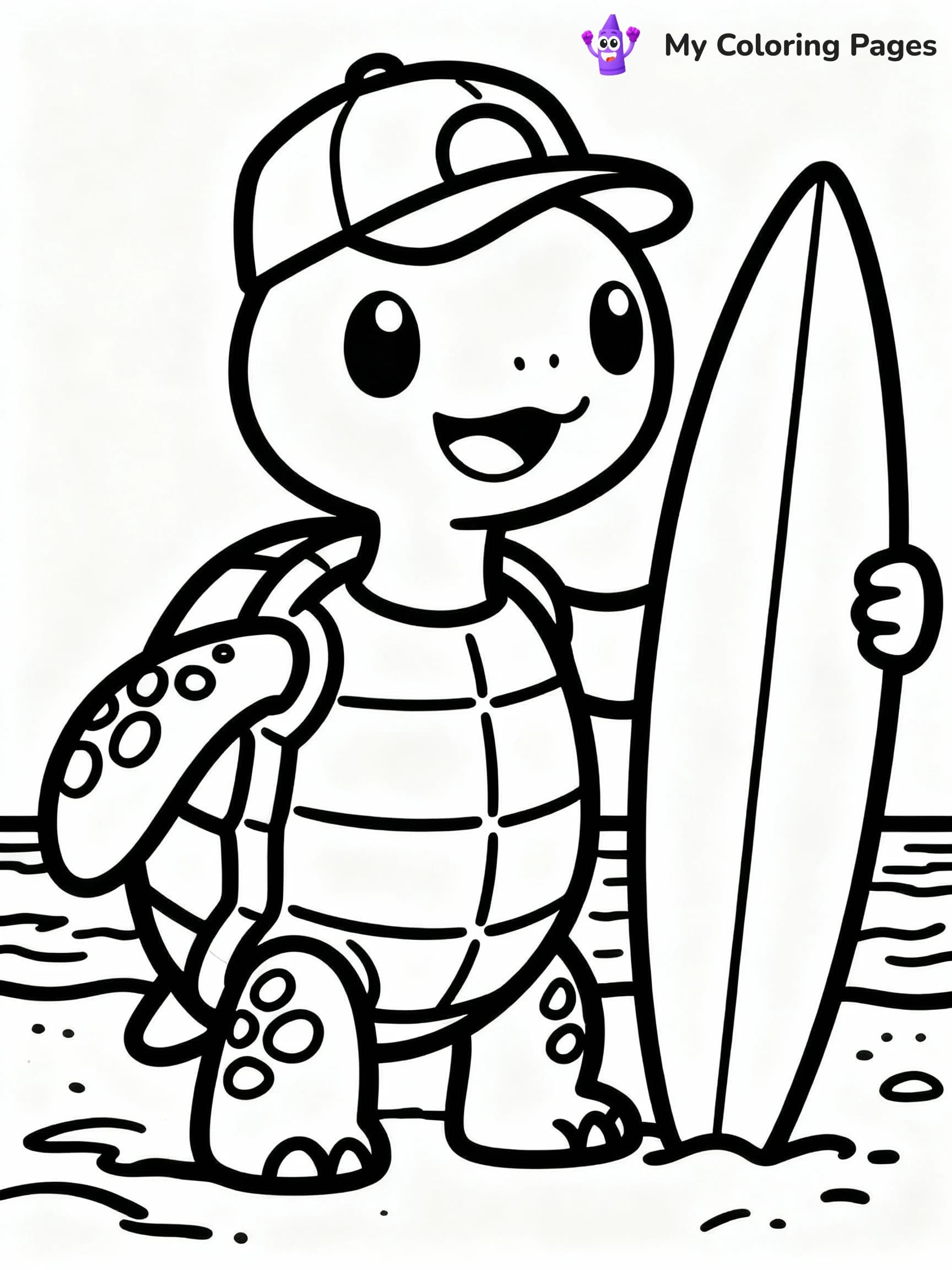 Turtle Coloring Pages - 16