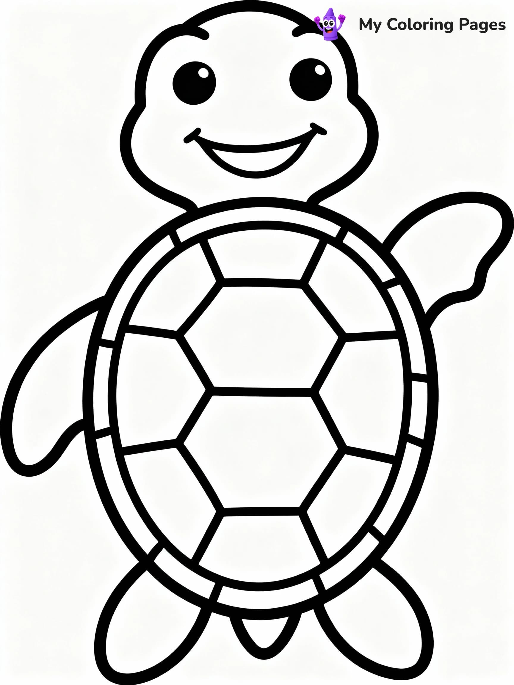 Turtle Coloring Pages - 6