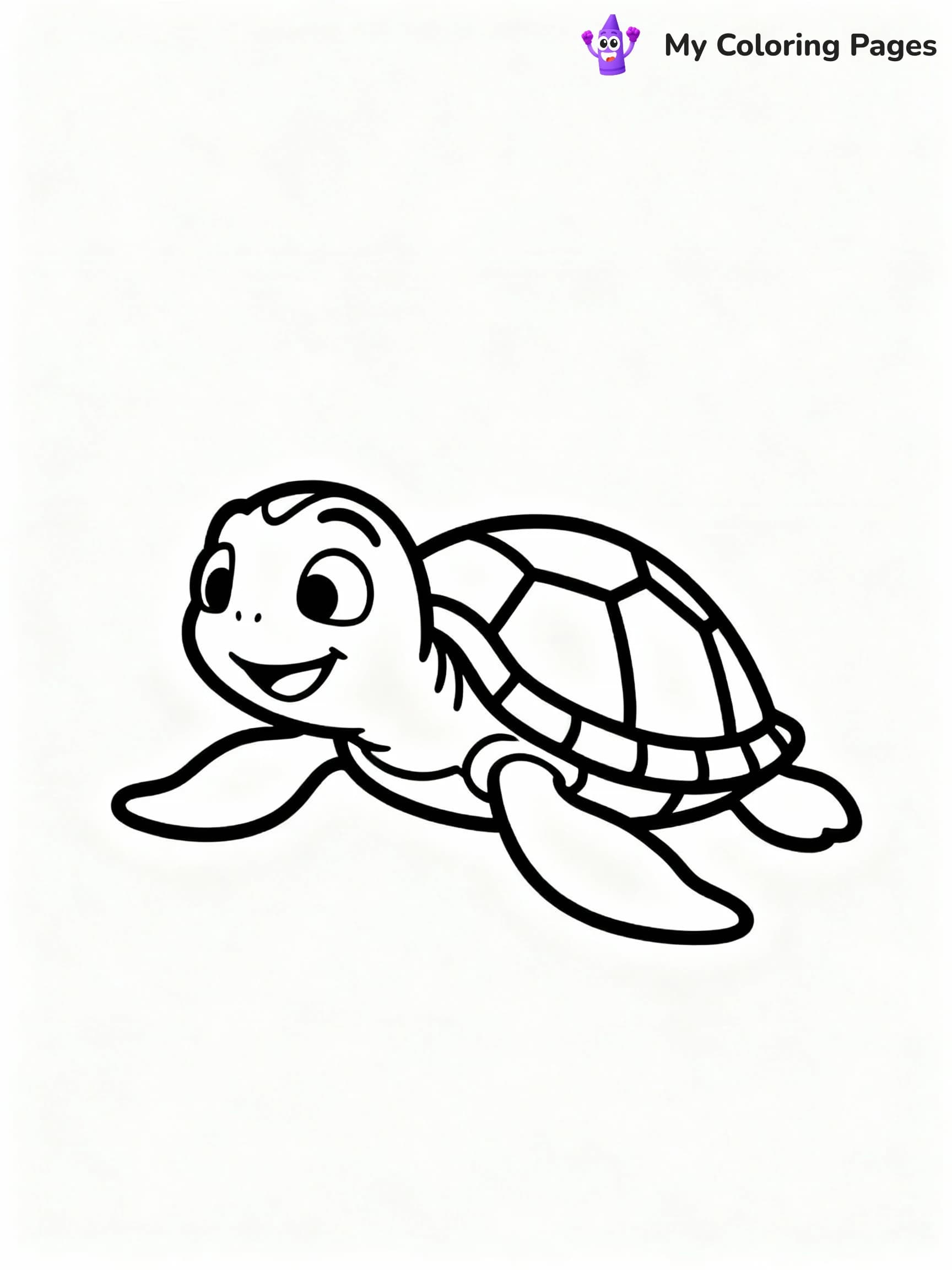 Turtle Coloring Pages - 4