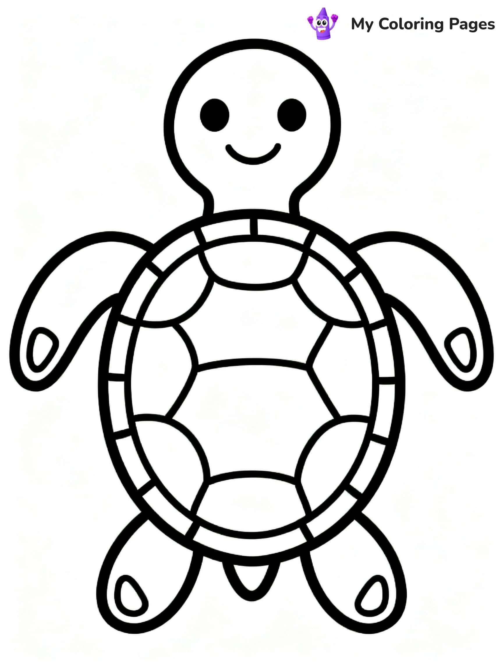 Turtle Coloring Pages - 1