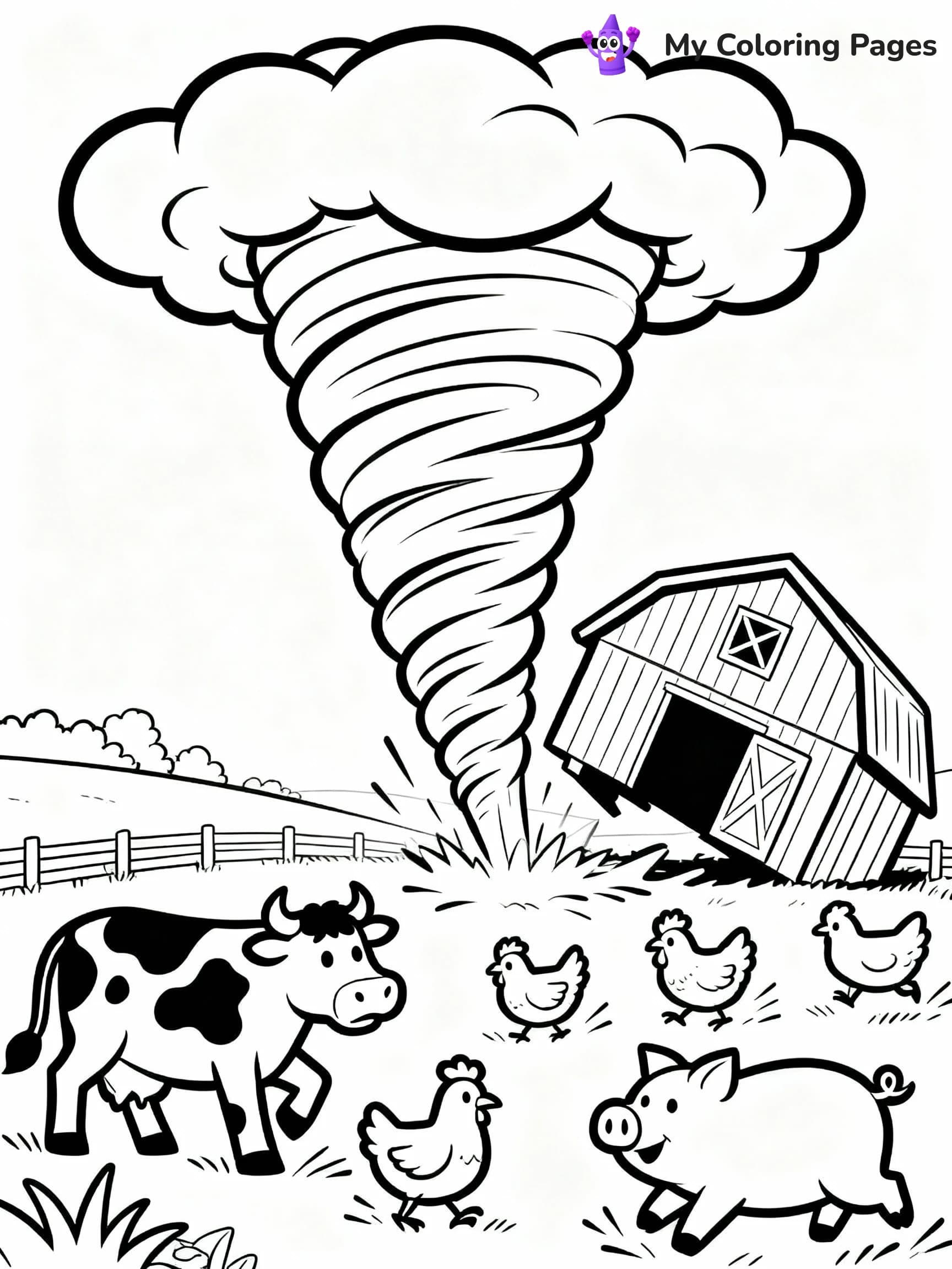 Tornado Coloring Pages - 22