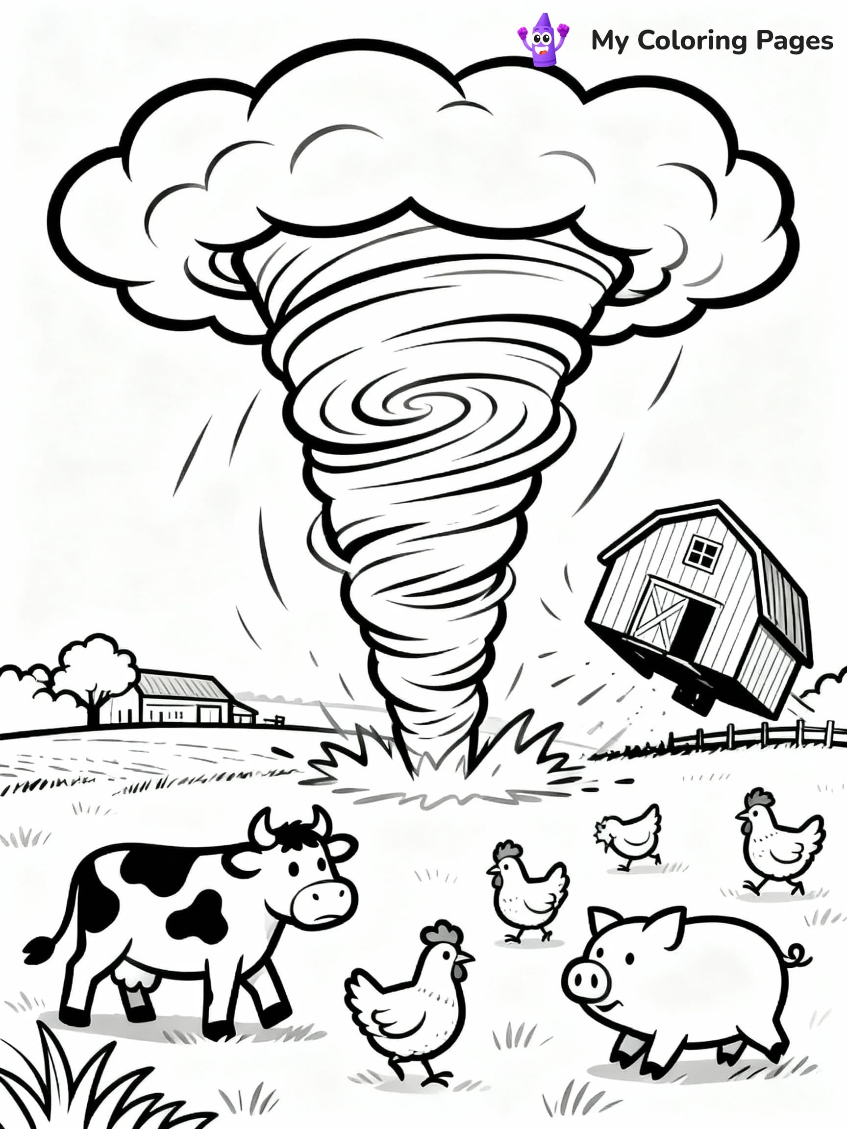 Tornado Coloring Pages - 21