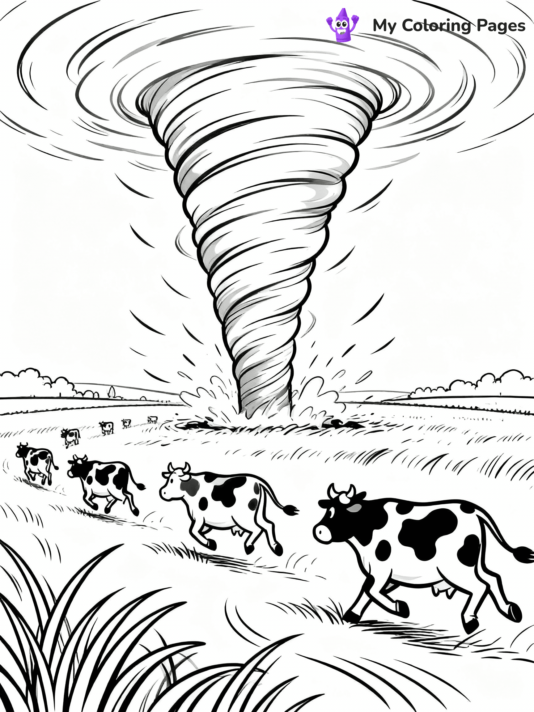 Tornado Coloring Pages - 12