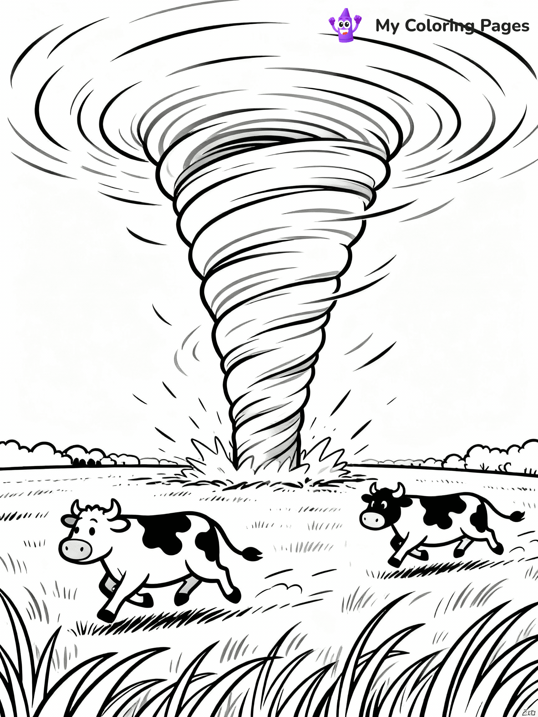 Tornado Coloring Pages - 11