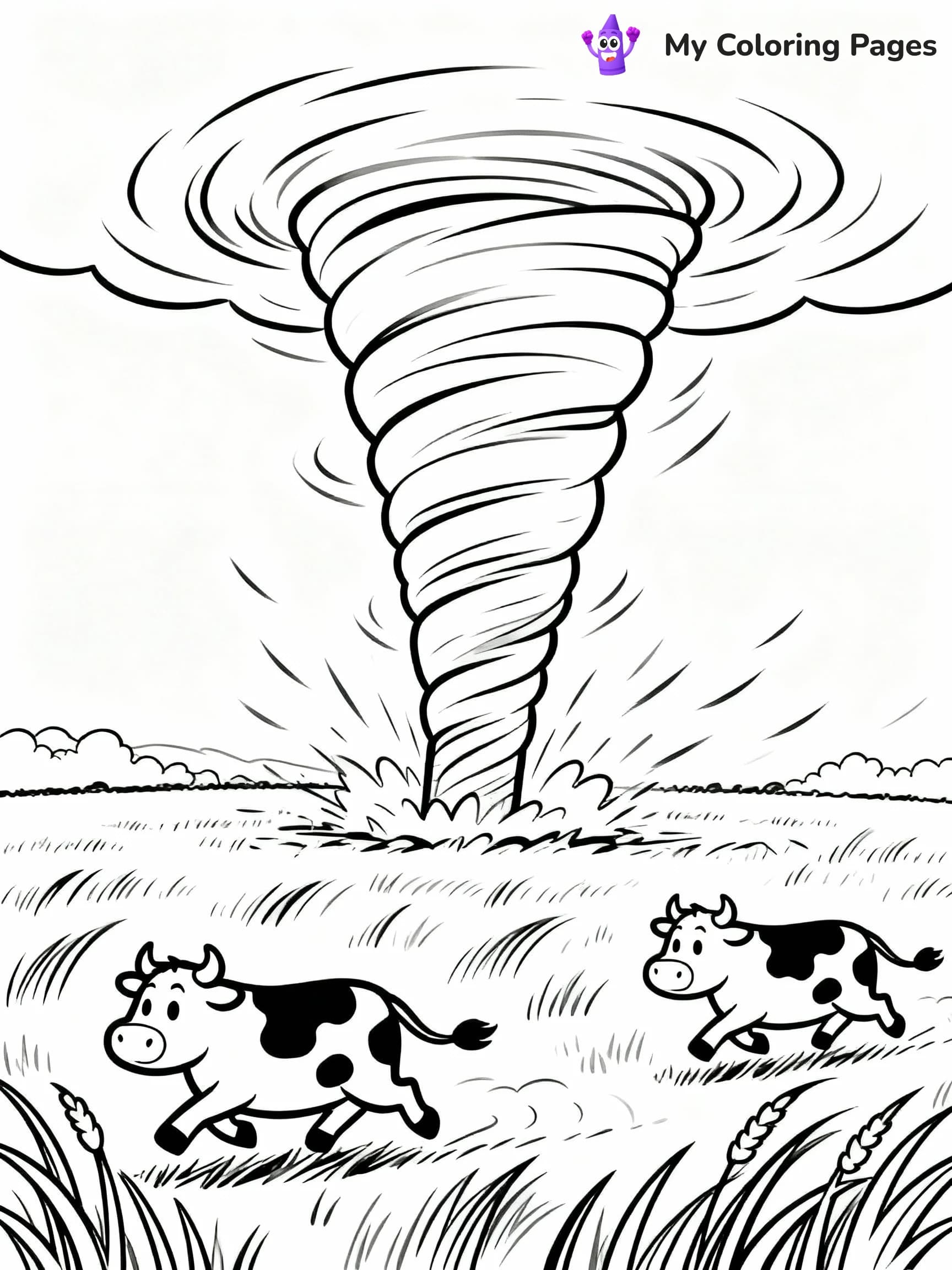 Tornado Coloring Pages - 10