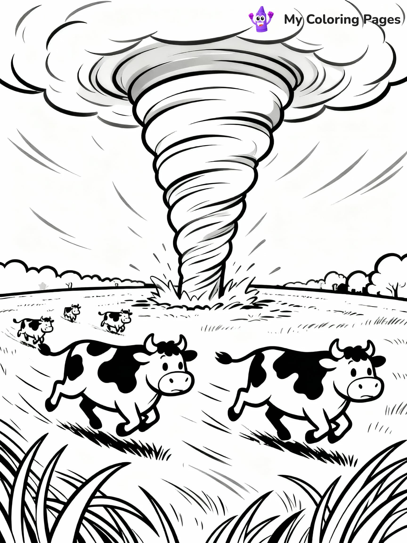 Tornado Coloring Pages - 9