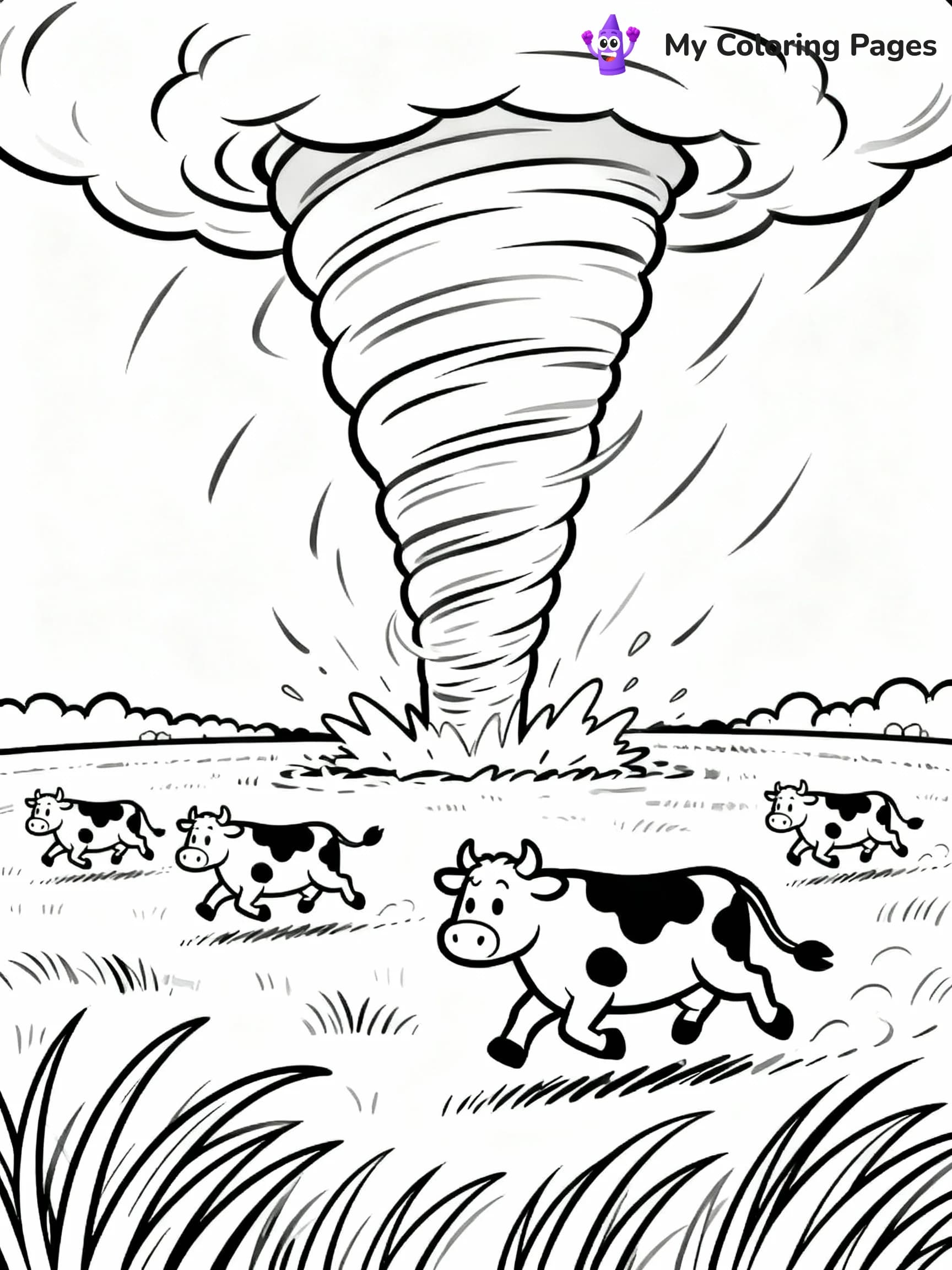 Tornado Coloring Pages - 8