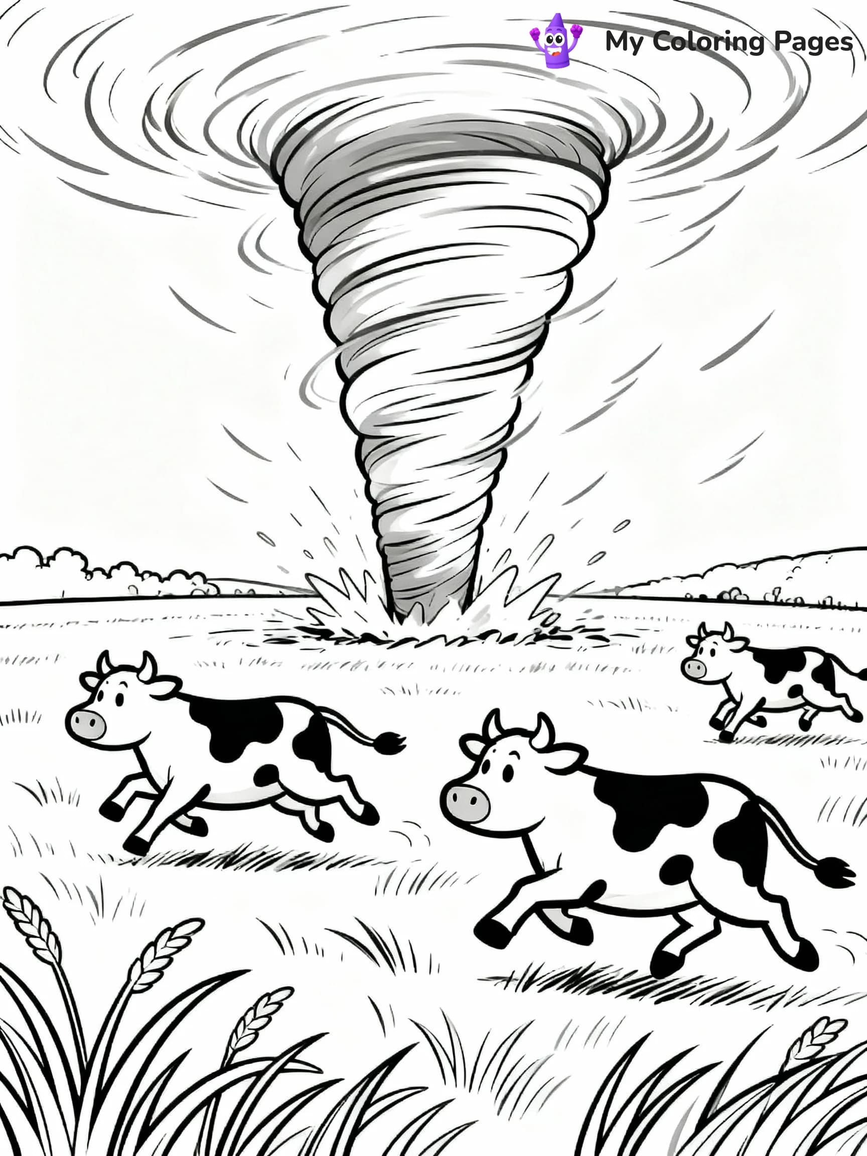 Tornado Coloring Pages - 7