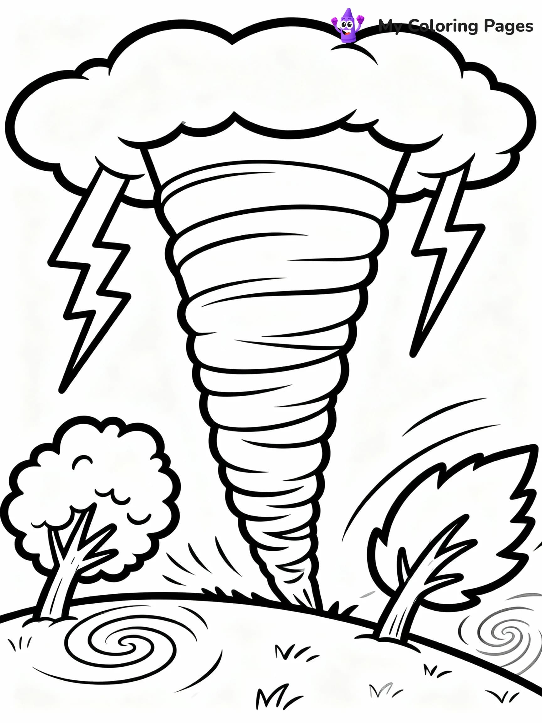 Tornado Coloring Pages - 5