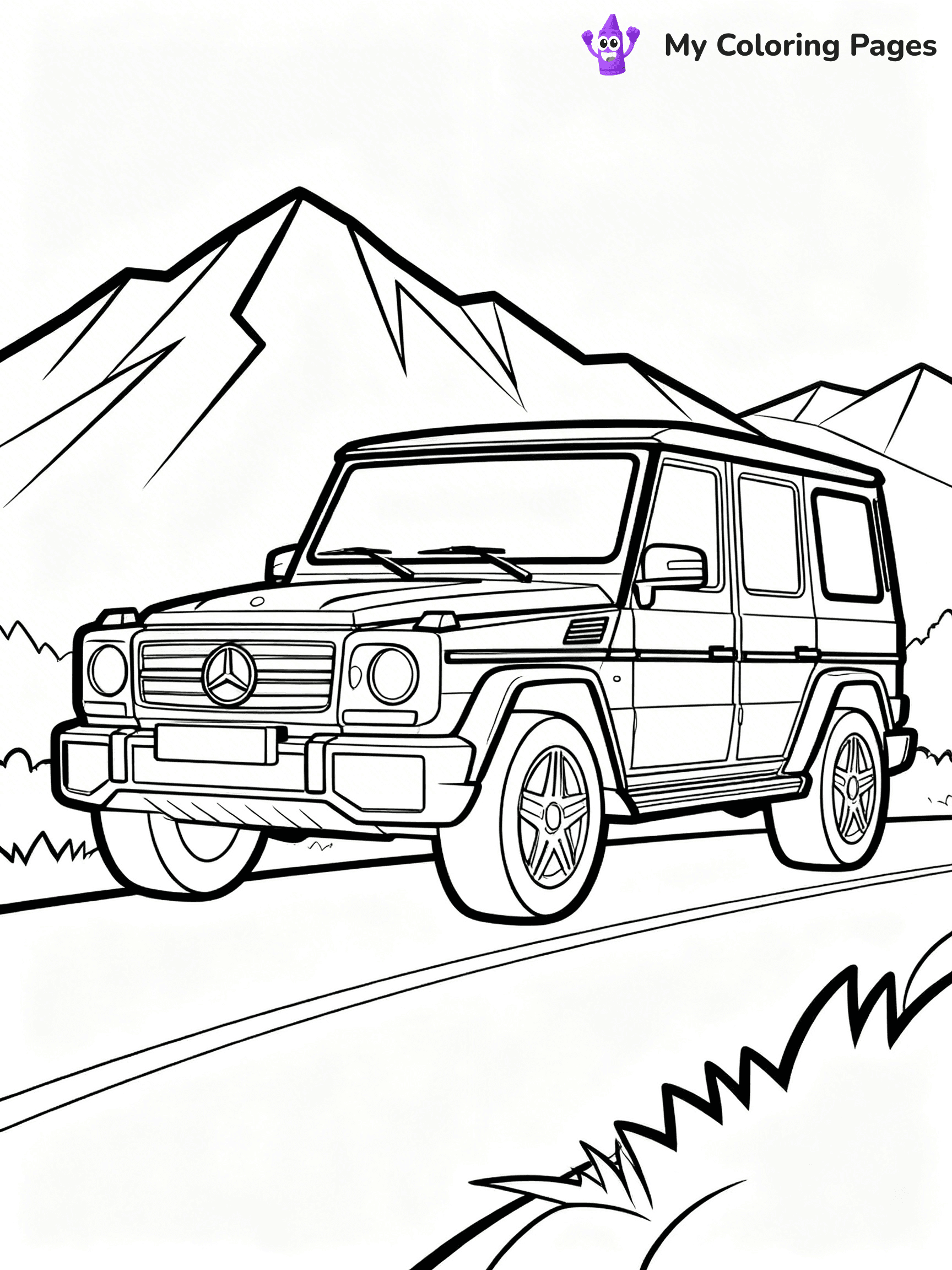 Mercedes Coloring Pages - 37
