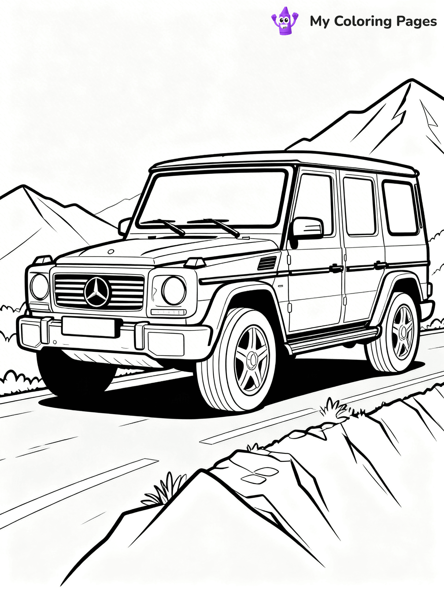 Mercedes Coloring Pages - 36