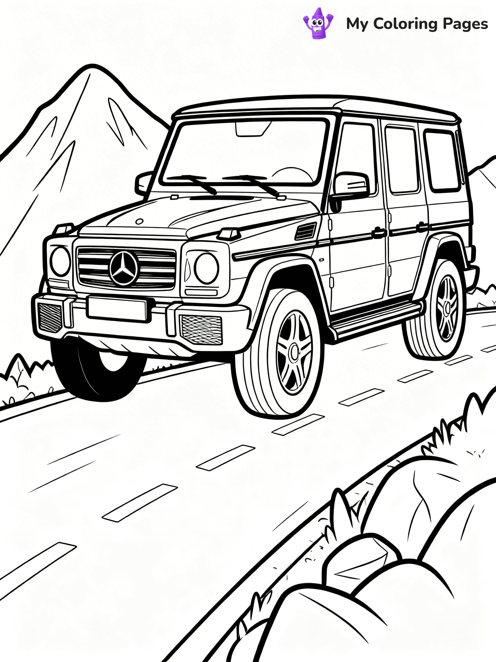 Mercedes Coloring Pages - 35