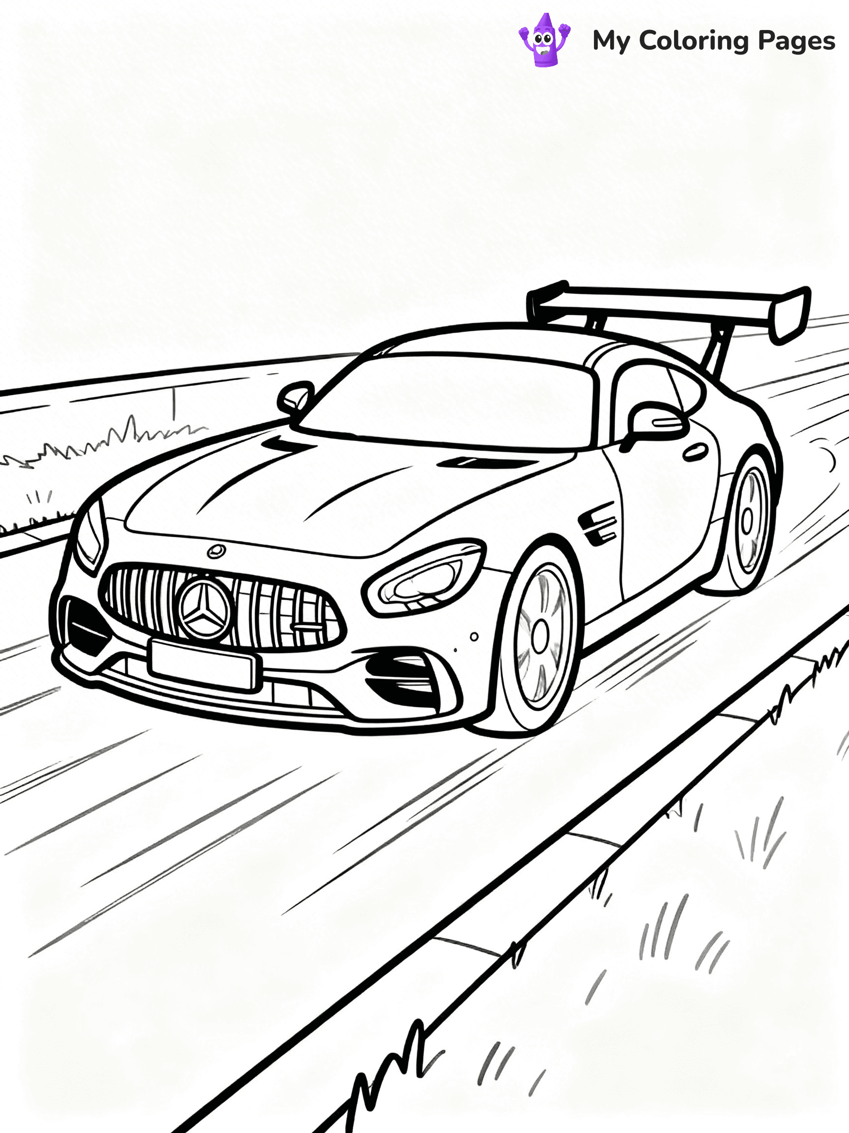 Mercedes Coloring Pages - 25