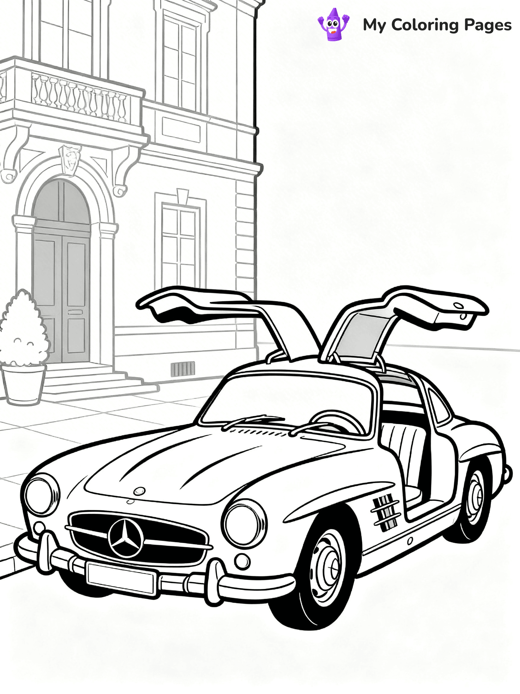 Mercedes Coloring Pages - 22