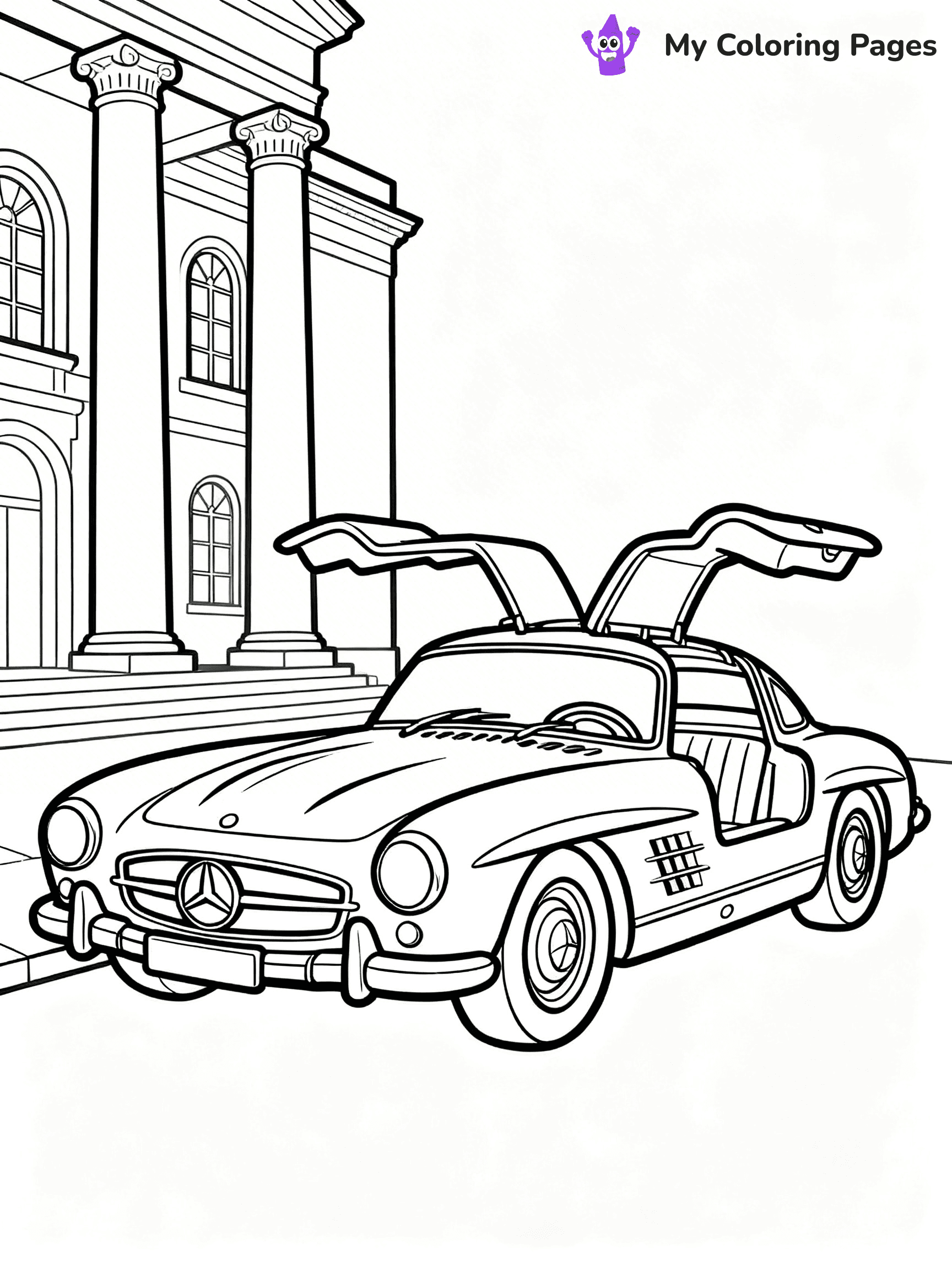 Mercedes Coloring Pages - 19