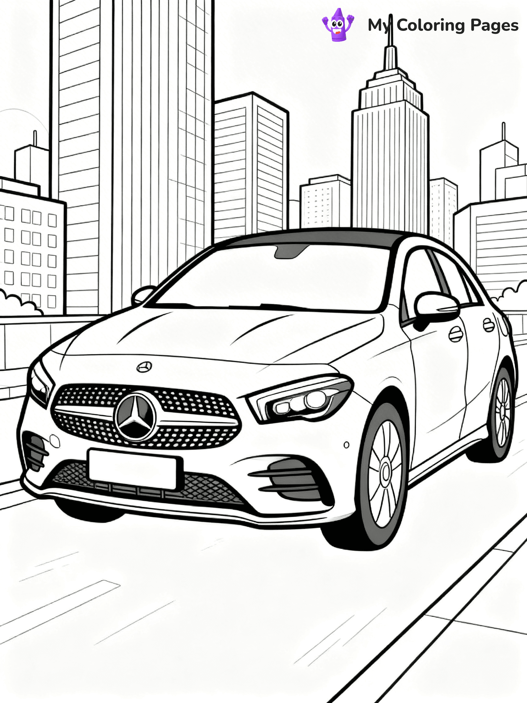 Mercedes Coloring Pages - 17