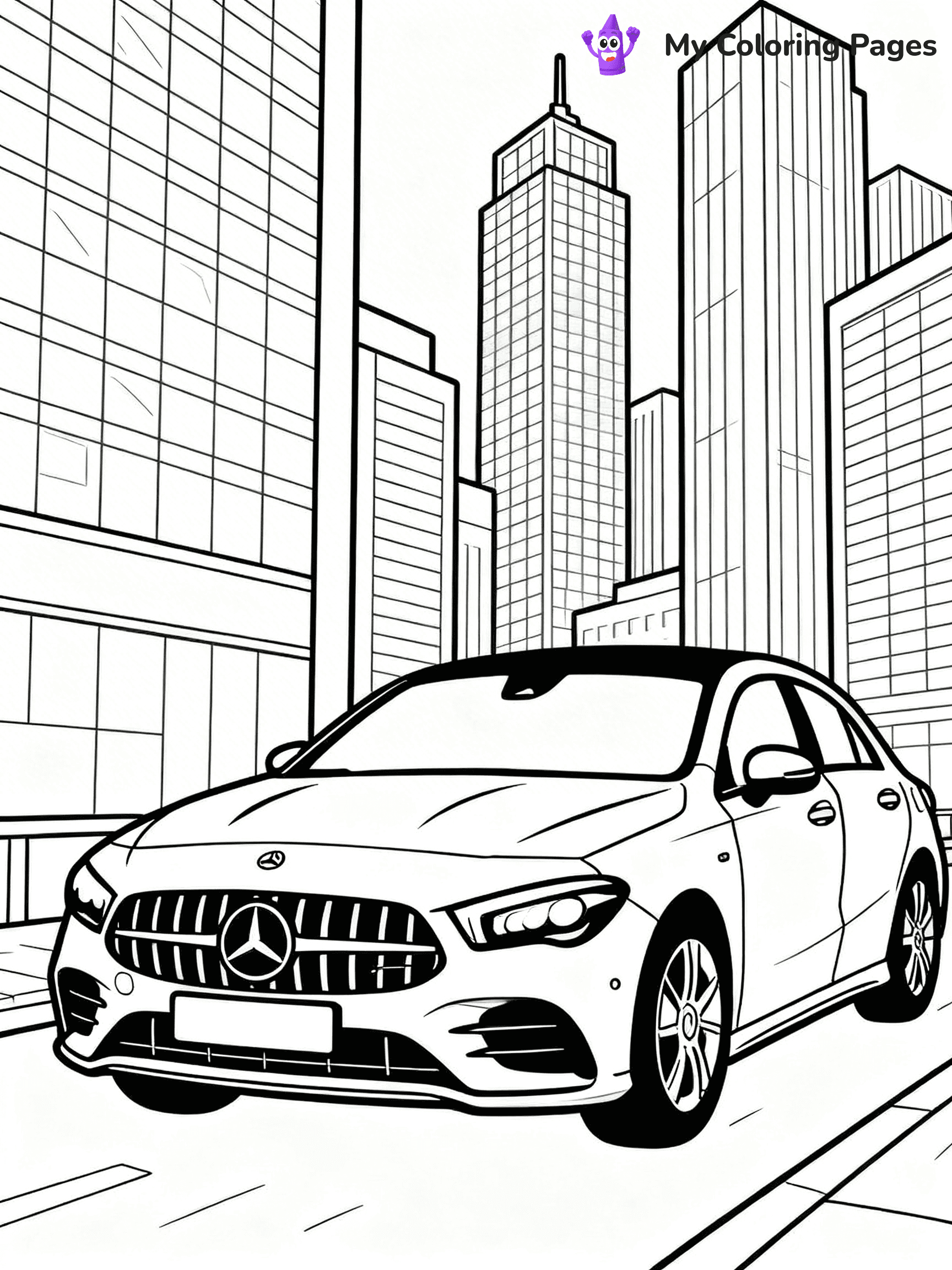 Mercedes Coloring Pages - 16