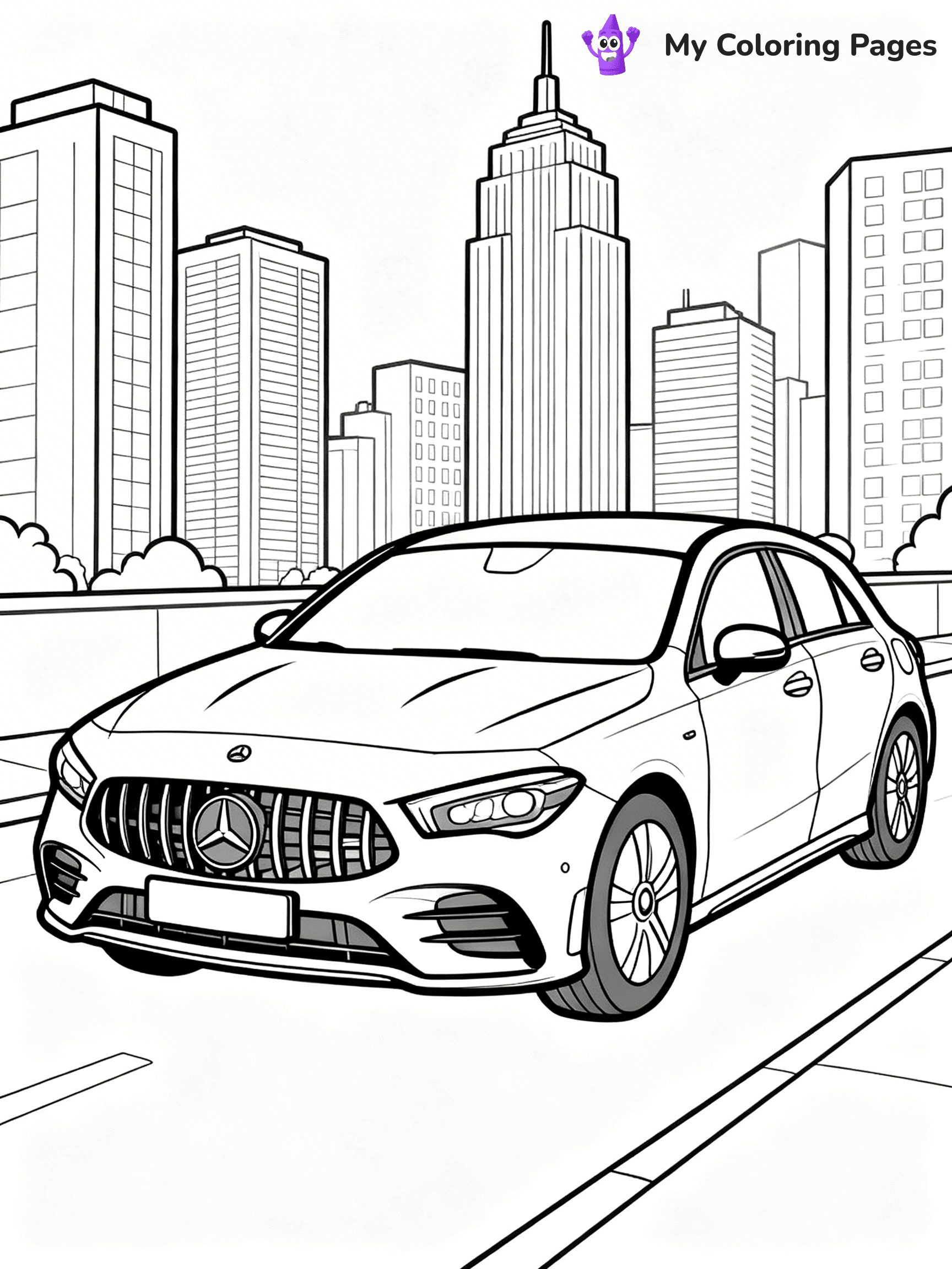 Mercedes Coloring Pages - 14
