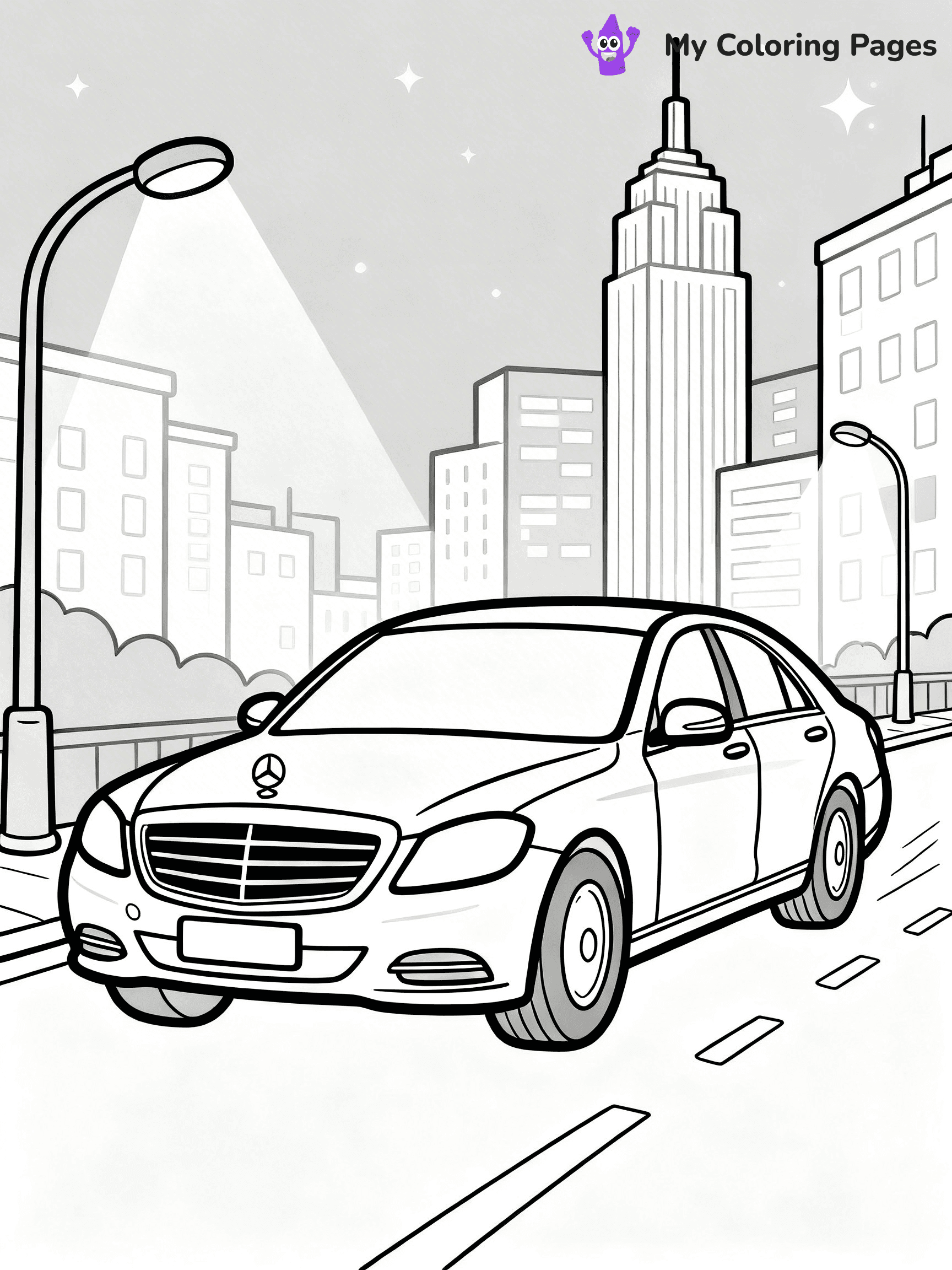 Mercedes Coloring Pages - 5