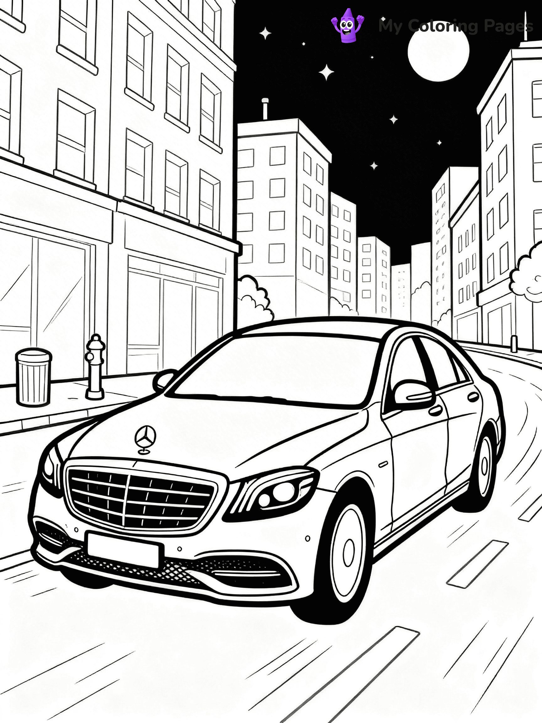 Mercedes Coloring Pages - 4