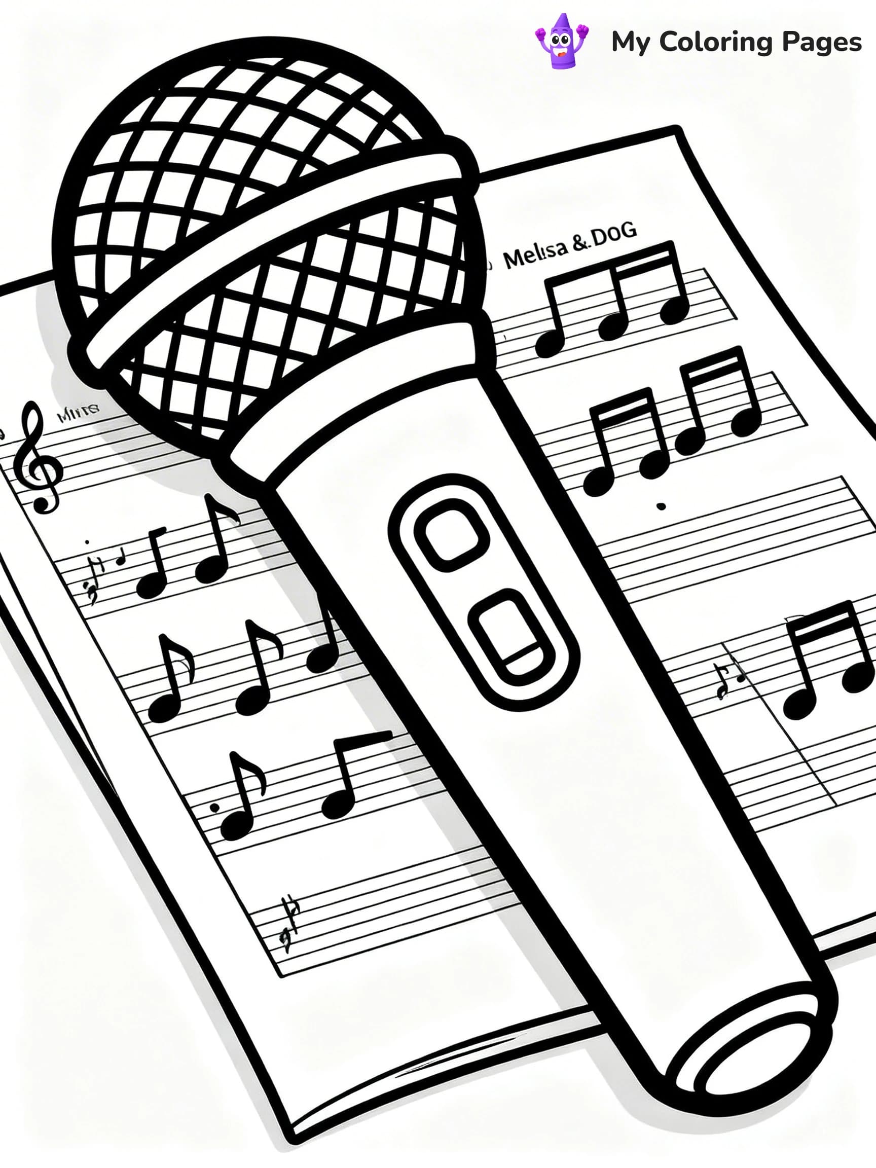 Microphone Coloring Pages - 11