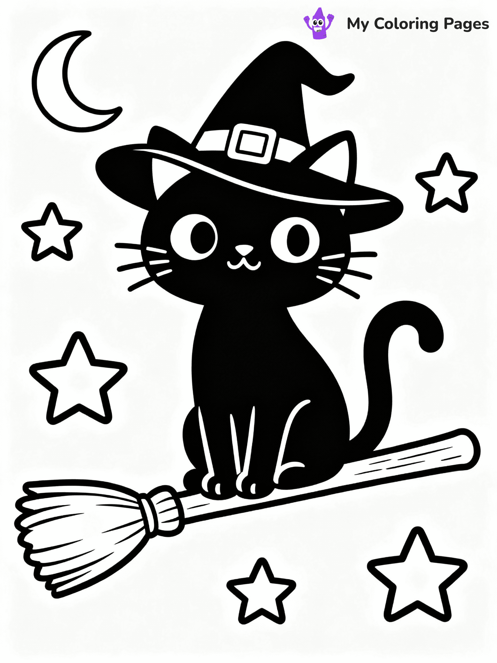 Witch Coloring Pages - 36