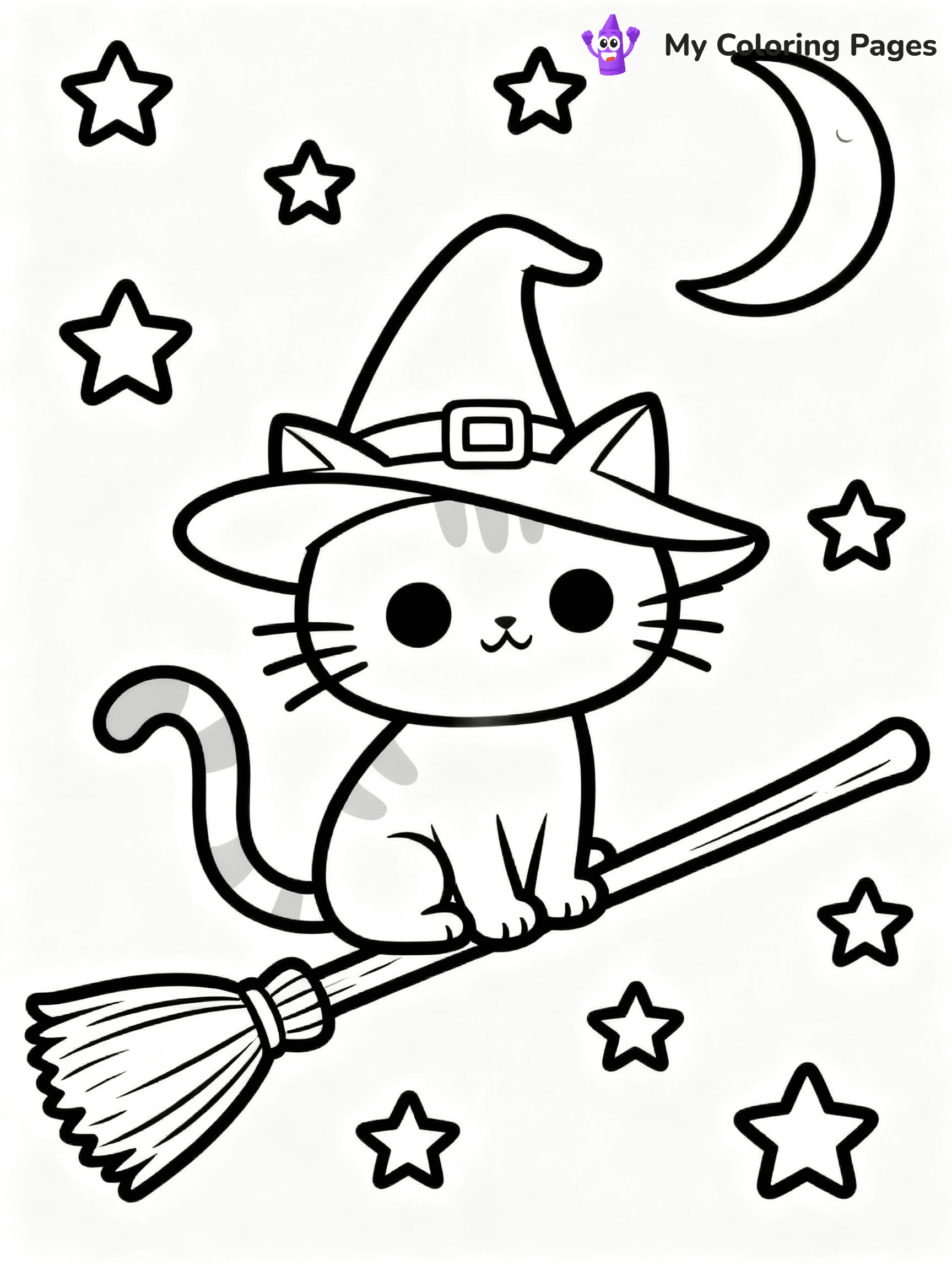 Witch Coloring Pages - 35