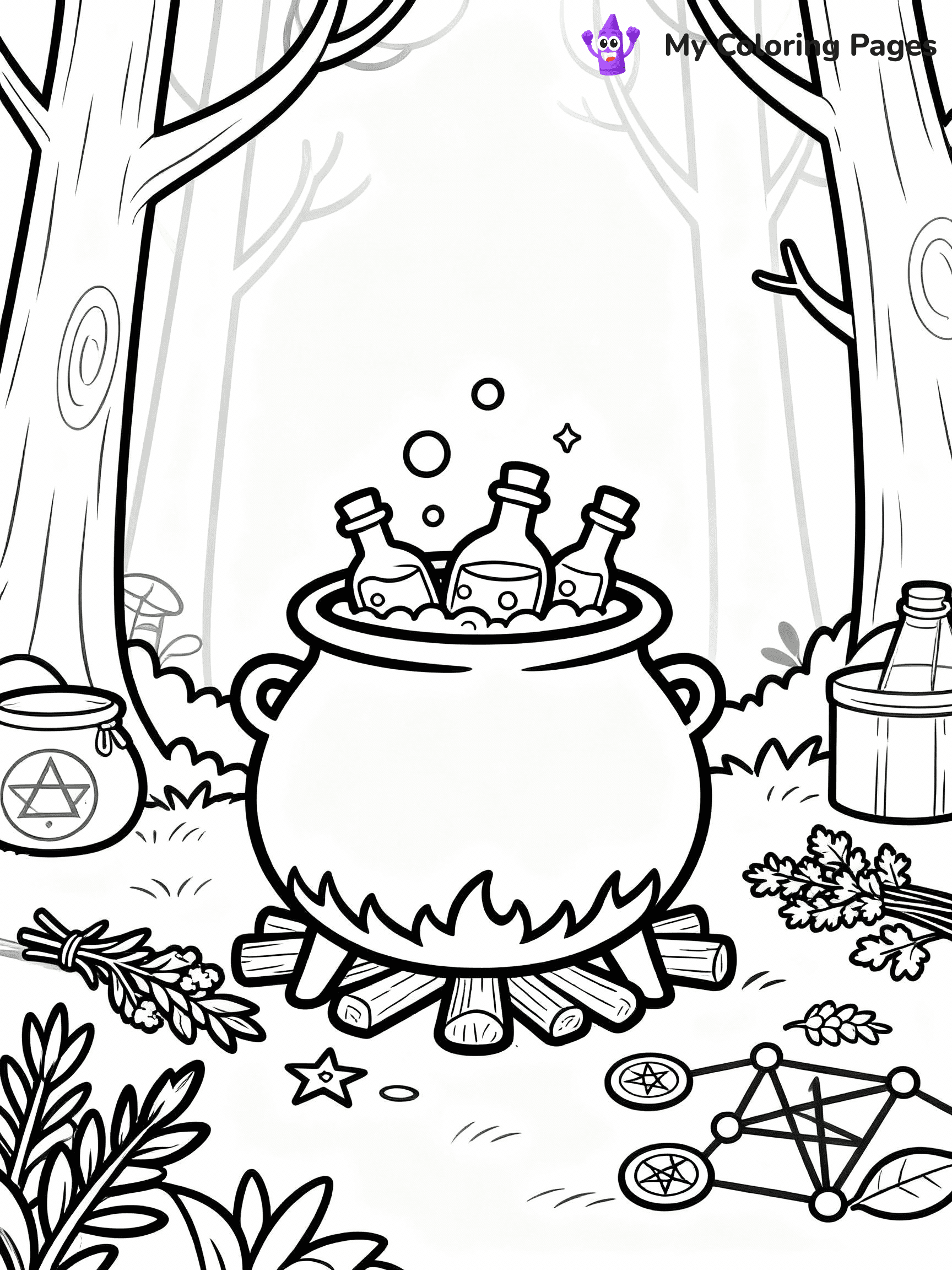 Witch Coloring Pages - 29