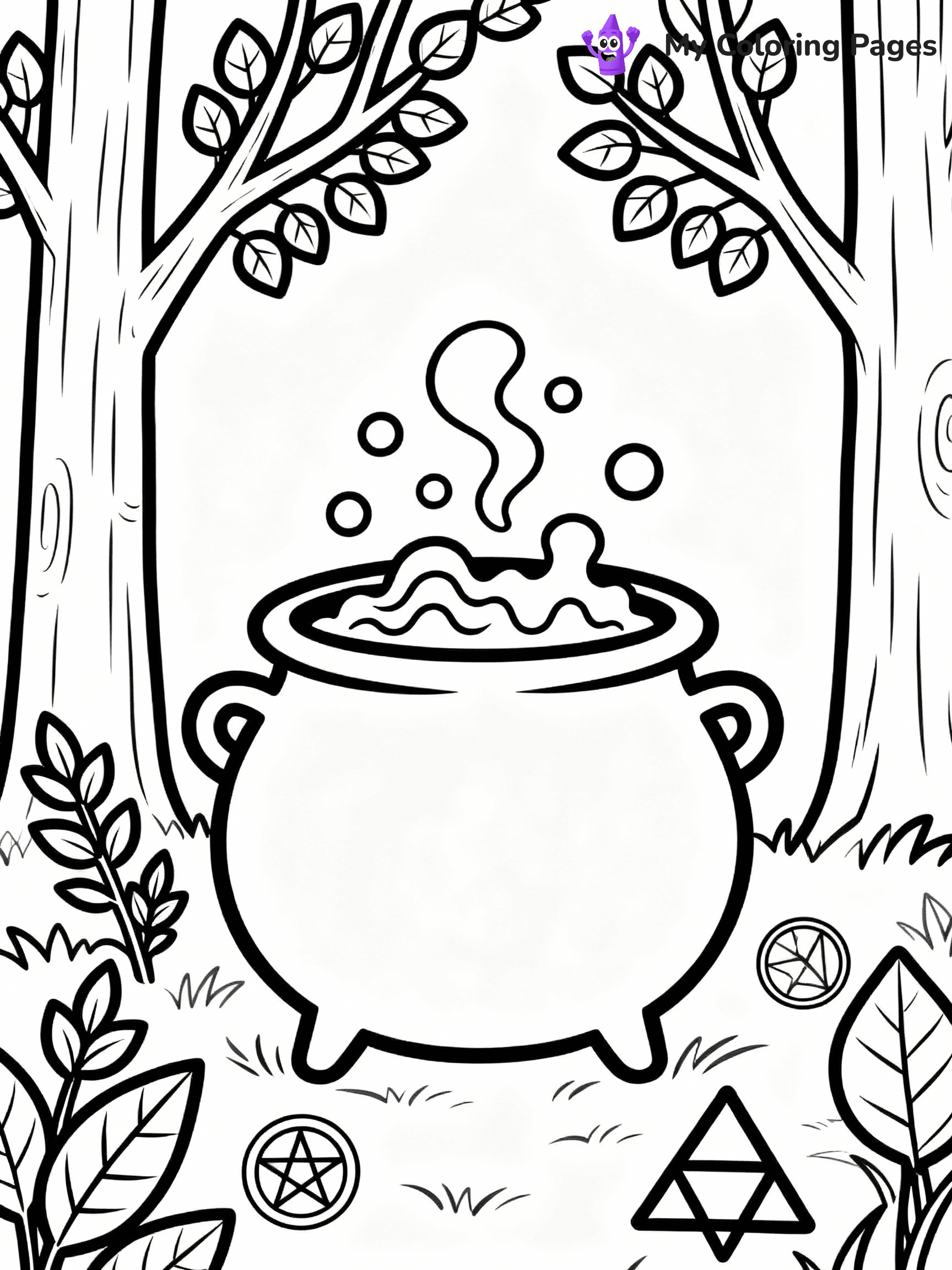 Witch Coloring Pages - 28