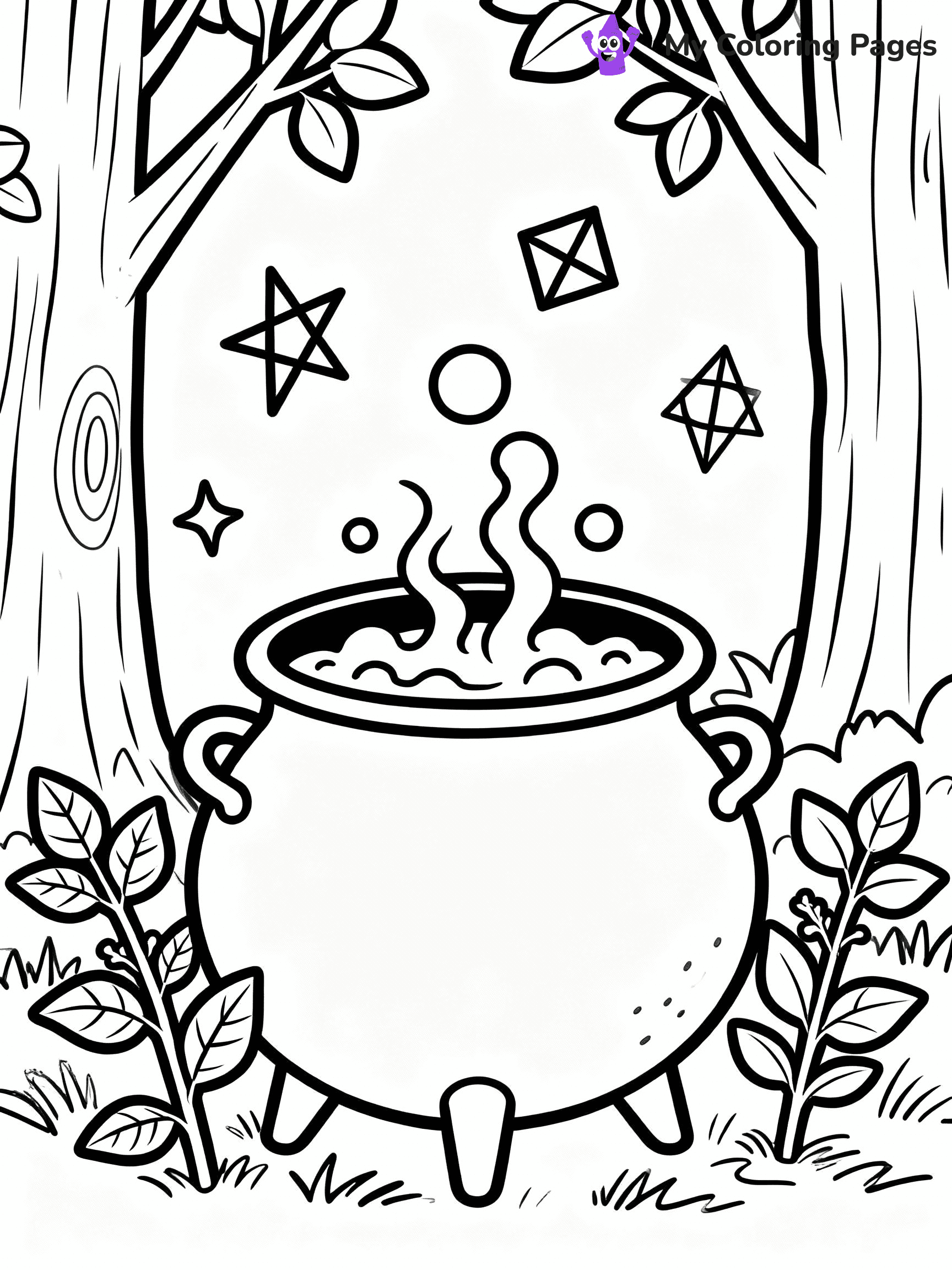 Witch Coloring Pages - 26