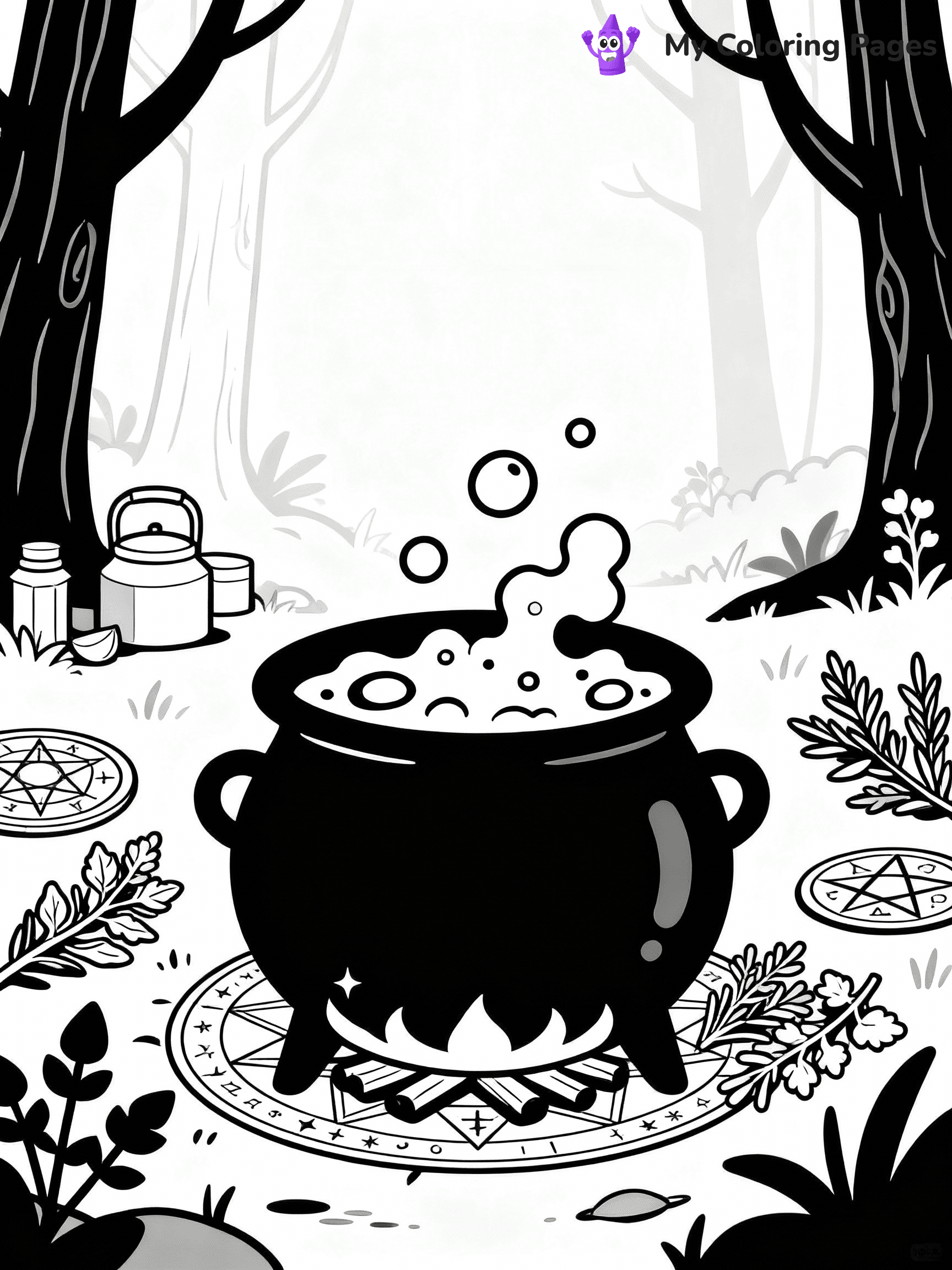 Witch Coloring Pages - 25