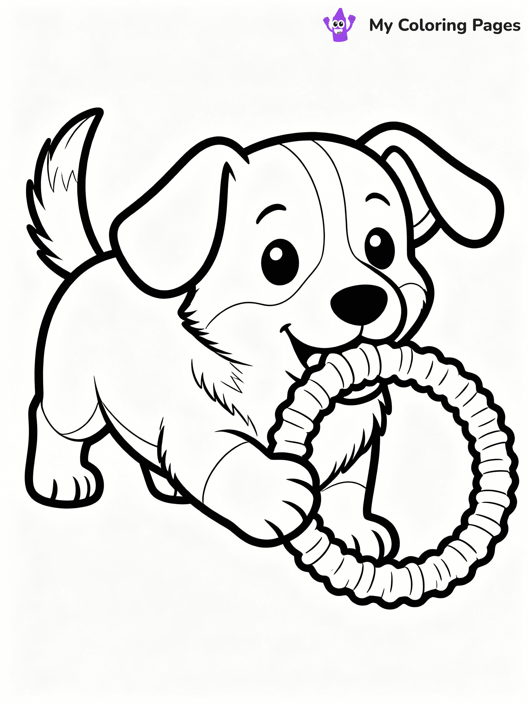 Corgi Coloring Pages - 36