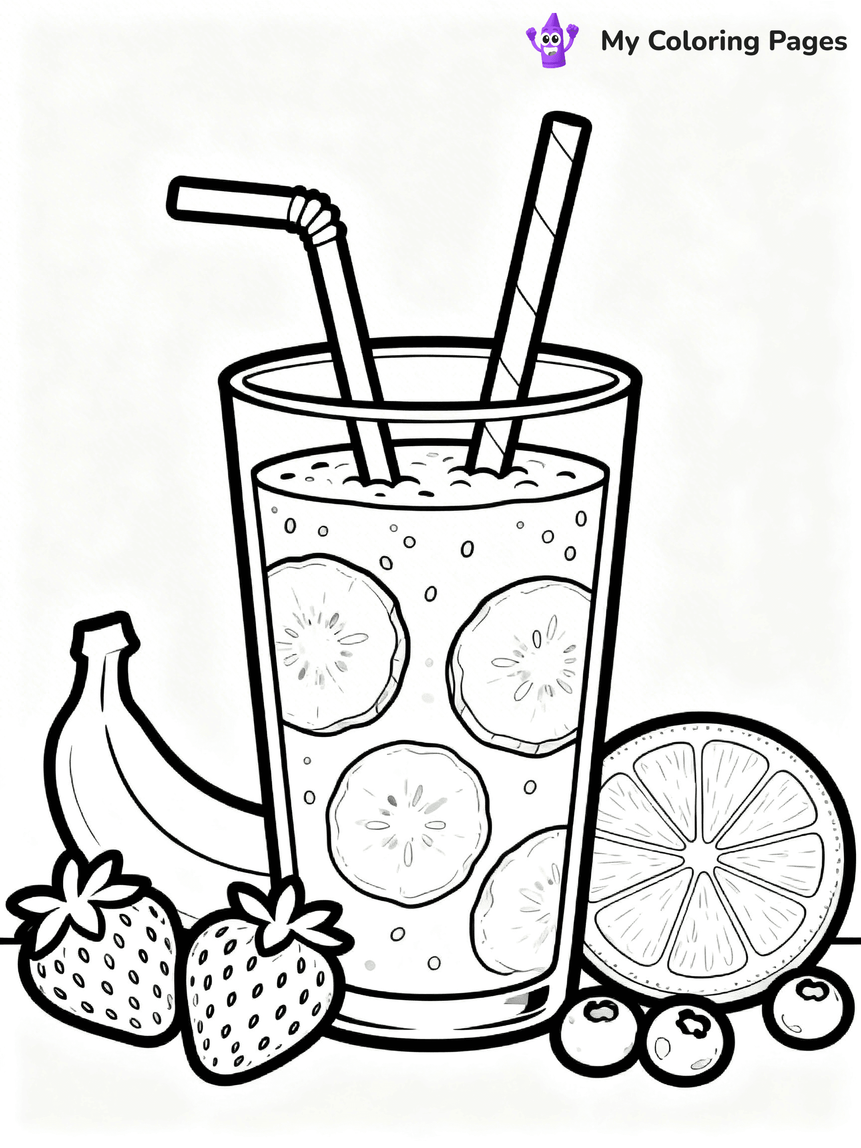 Juice Coloring Pages - 35