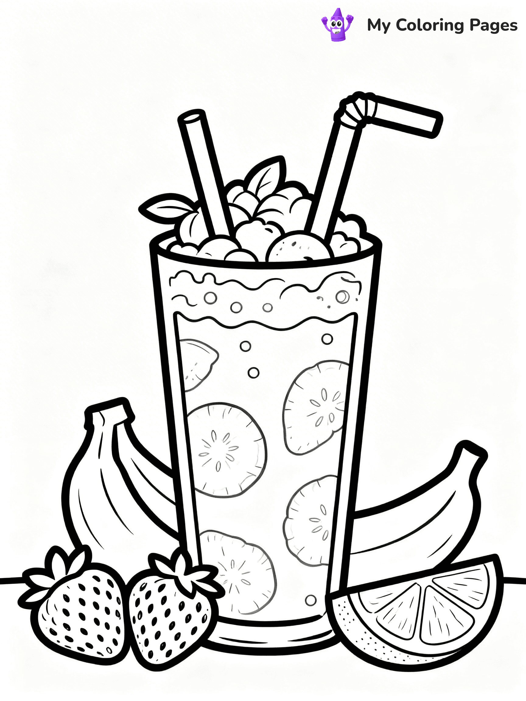 Juice Coloring Pages - 34