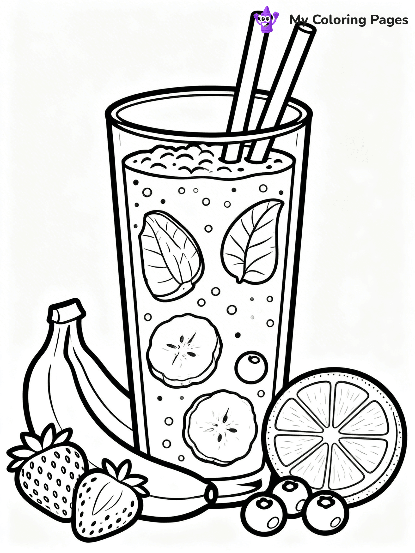 Juice Coloring Pages - 32
