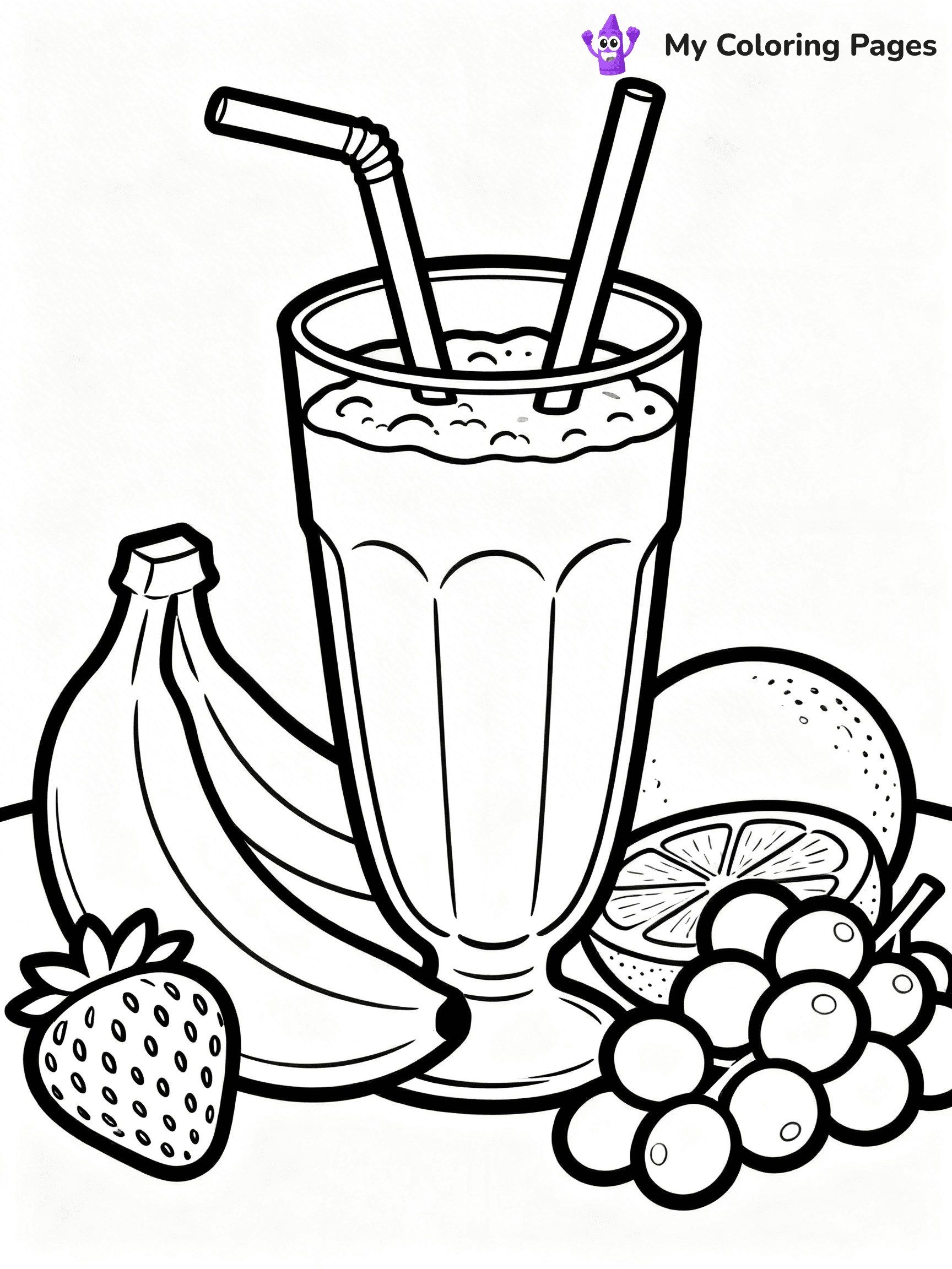 Juice Coloring Pages - 30
