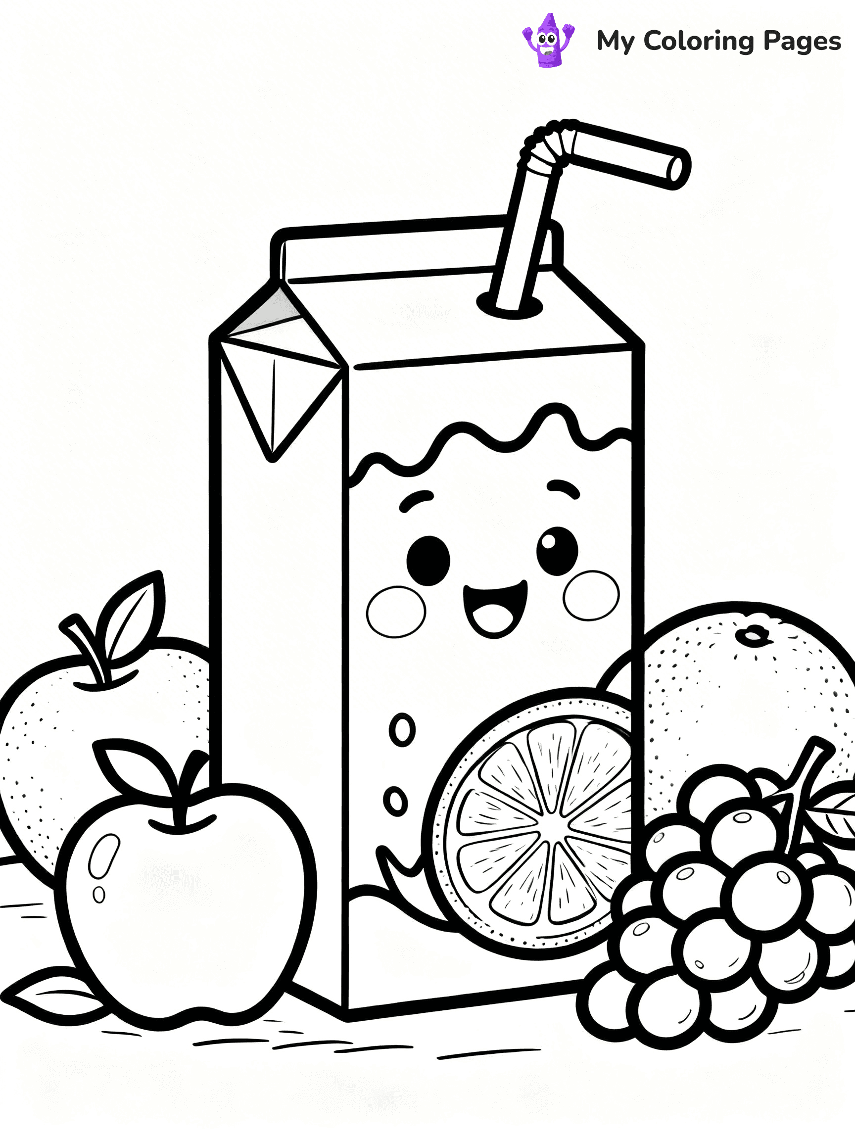Juice Coloring Pages - 24