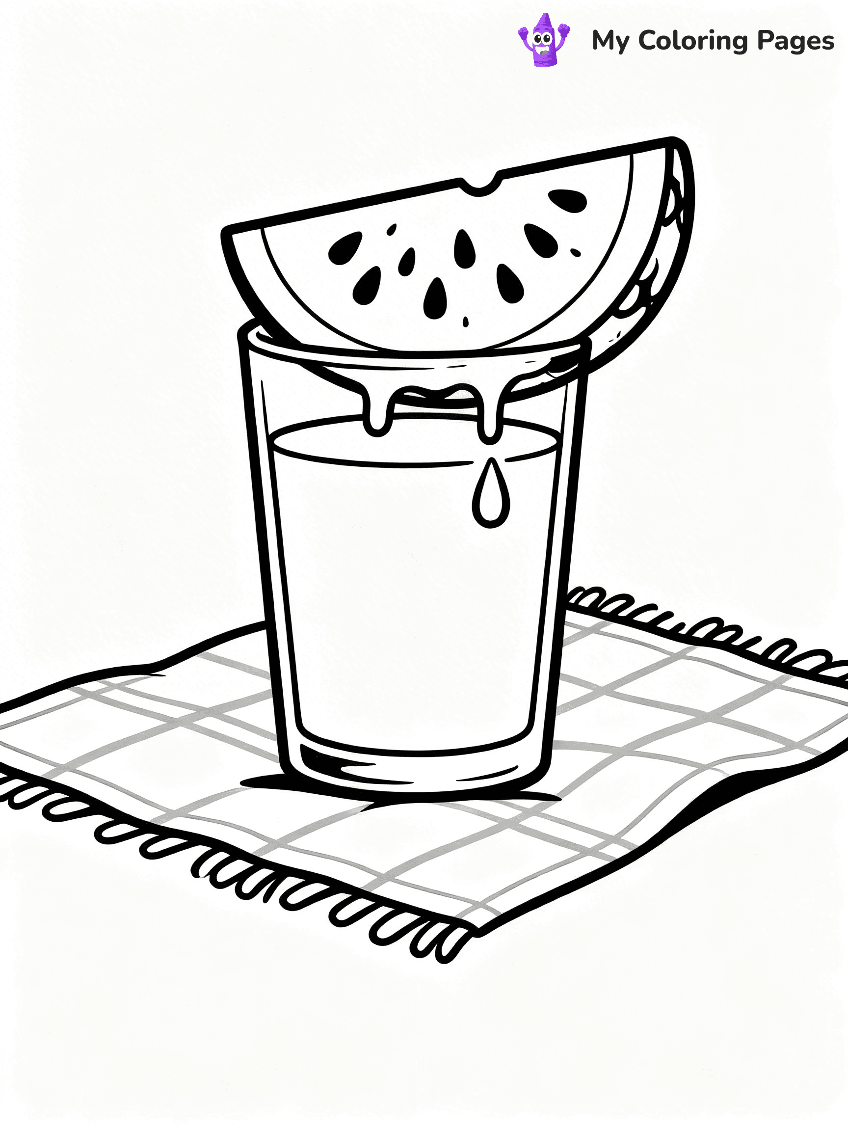 Juice Coloring Pages - 15