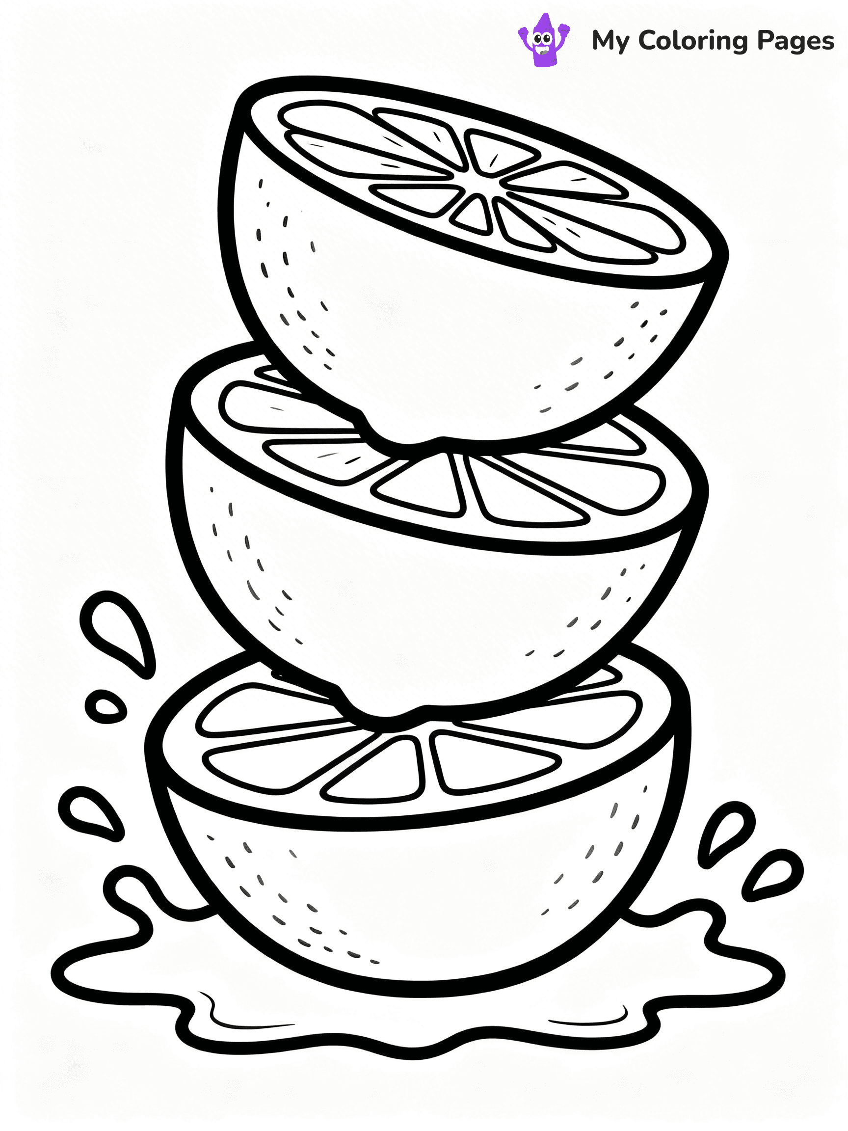Juice Coloring Pages - 7