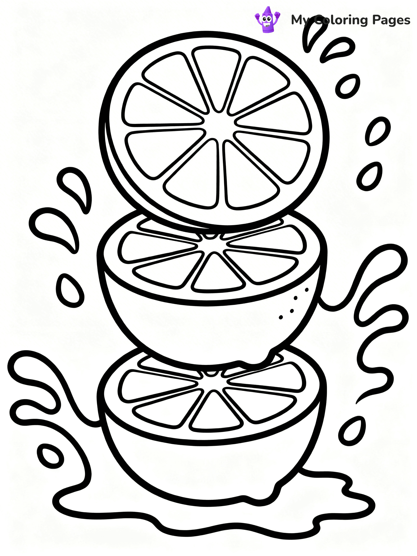 Juice Coloring Pages - 6